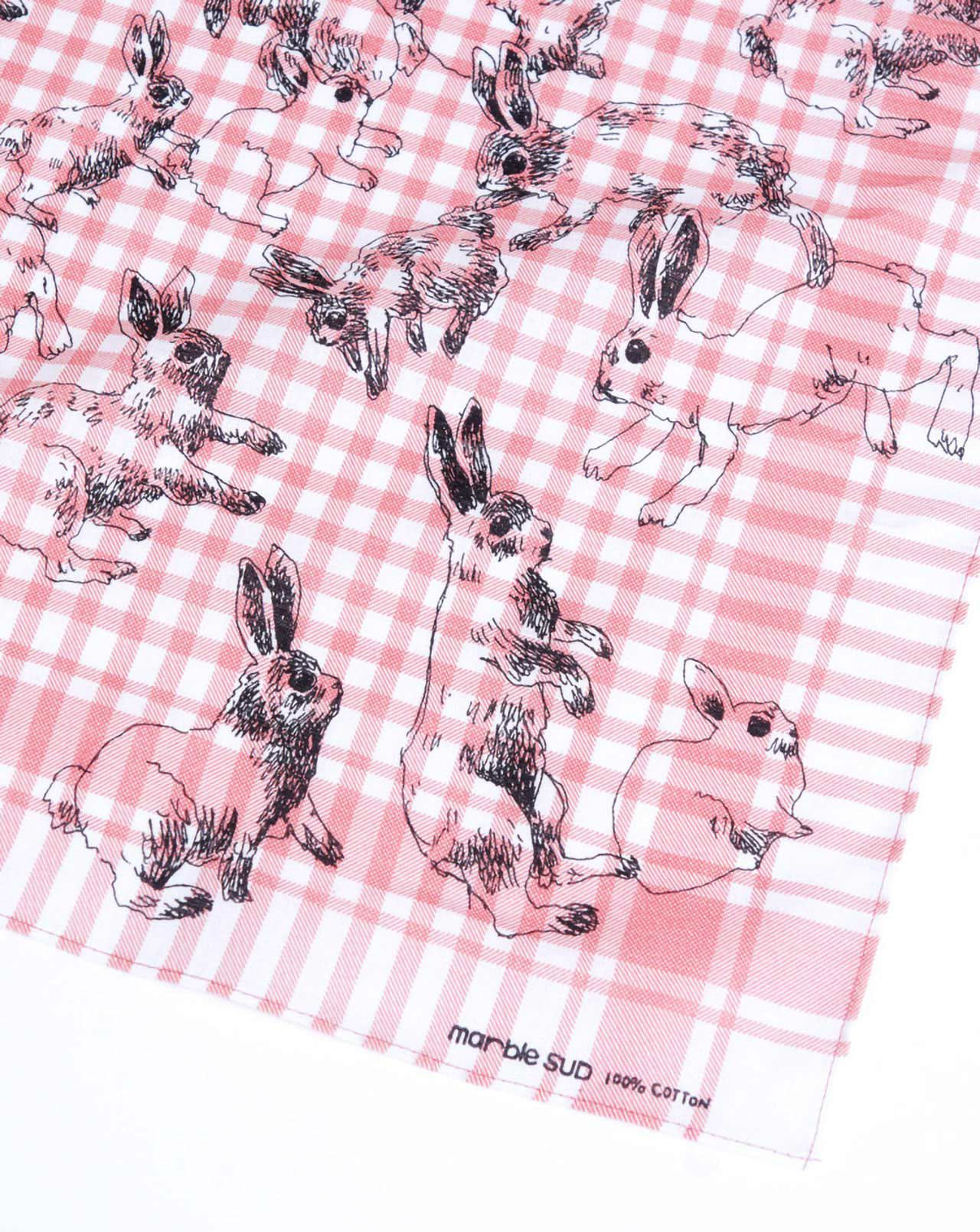バンダナ Rabbit Check | marble SUD(マーブルシュッド)公式通販