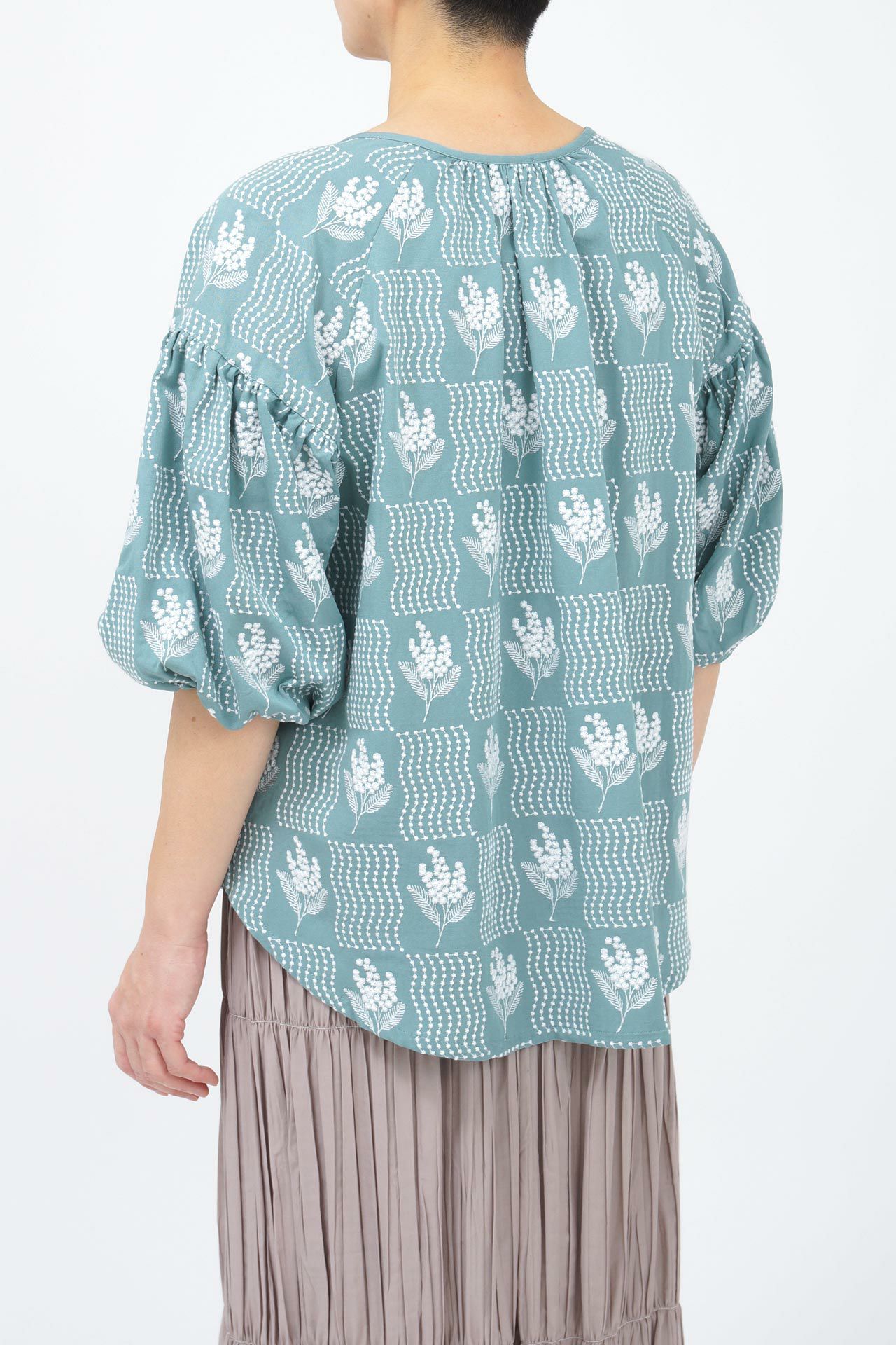 marble sud マーブルシュッド Mimosa Wave blouse