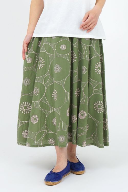 marble sud マーブルシュッド デザインスカート　フリーサイズ