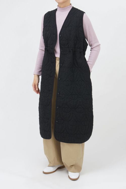 tulip quilt Long Vest | marble SUD(マーブルシュッド)公式通販