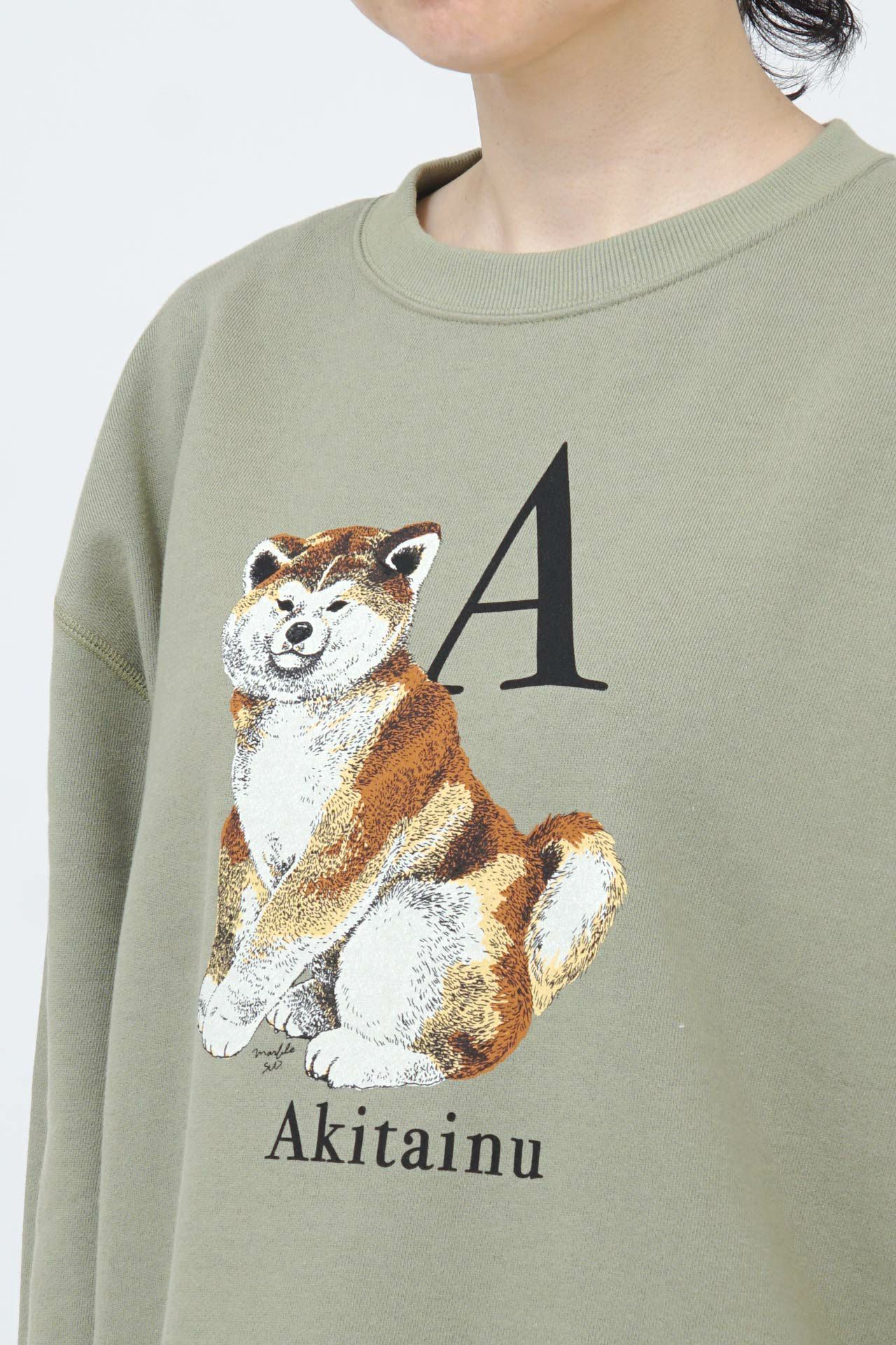 Akitainu SWEAT L/S | marble SUD(マーブルシュッド)公式通販