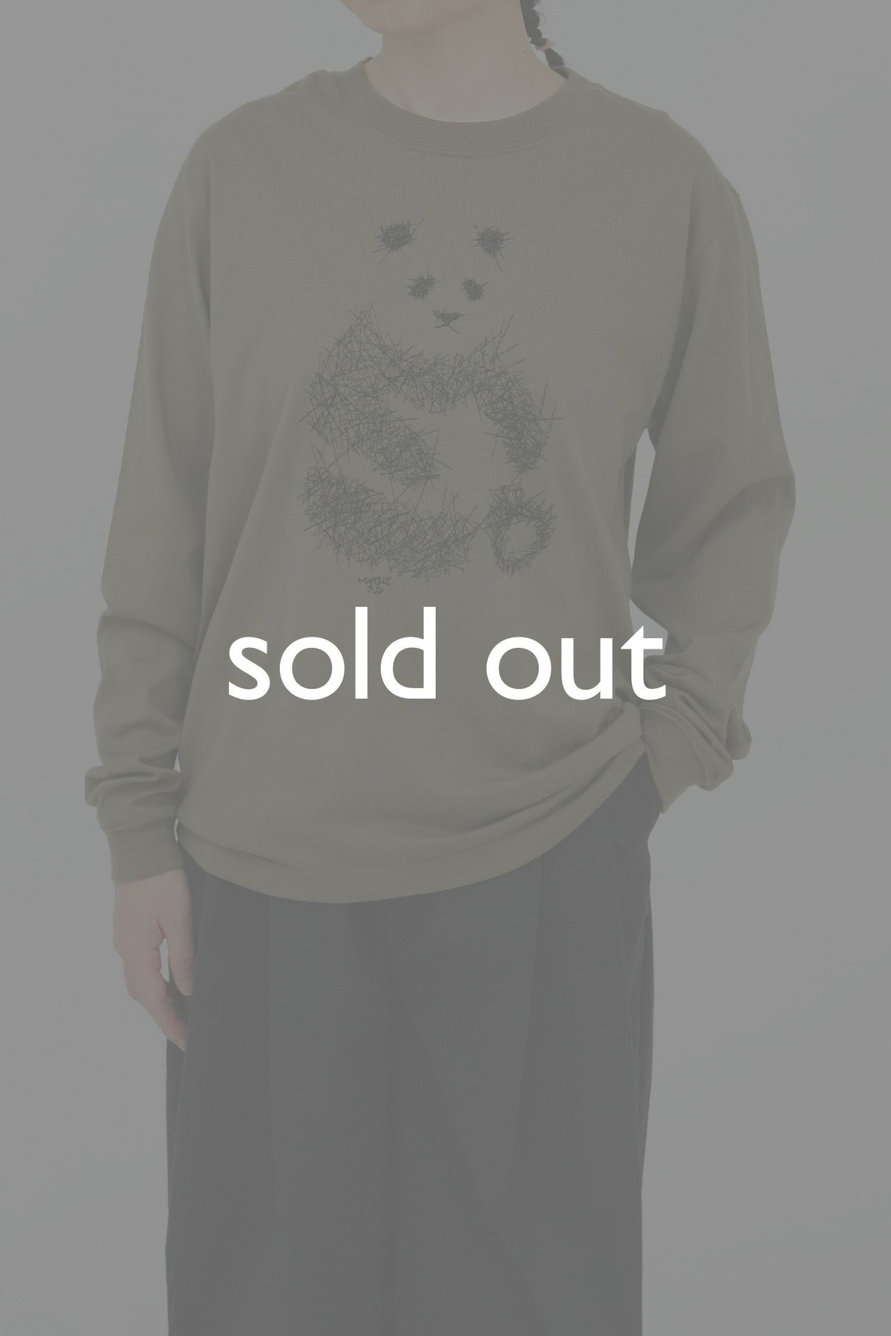 EMB zigzag penguin L/S TEE | marble SUD(マーブルシュッド)公式通販