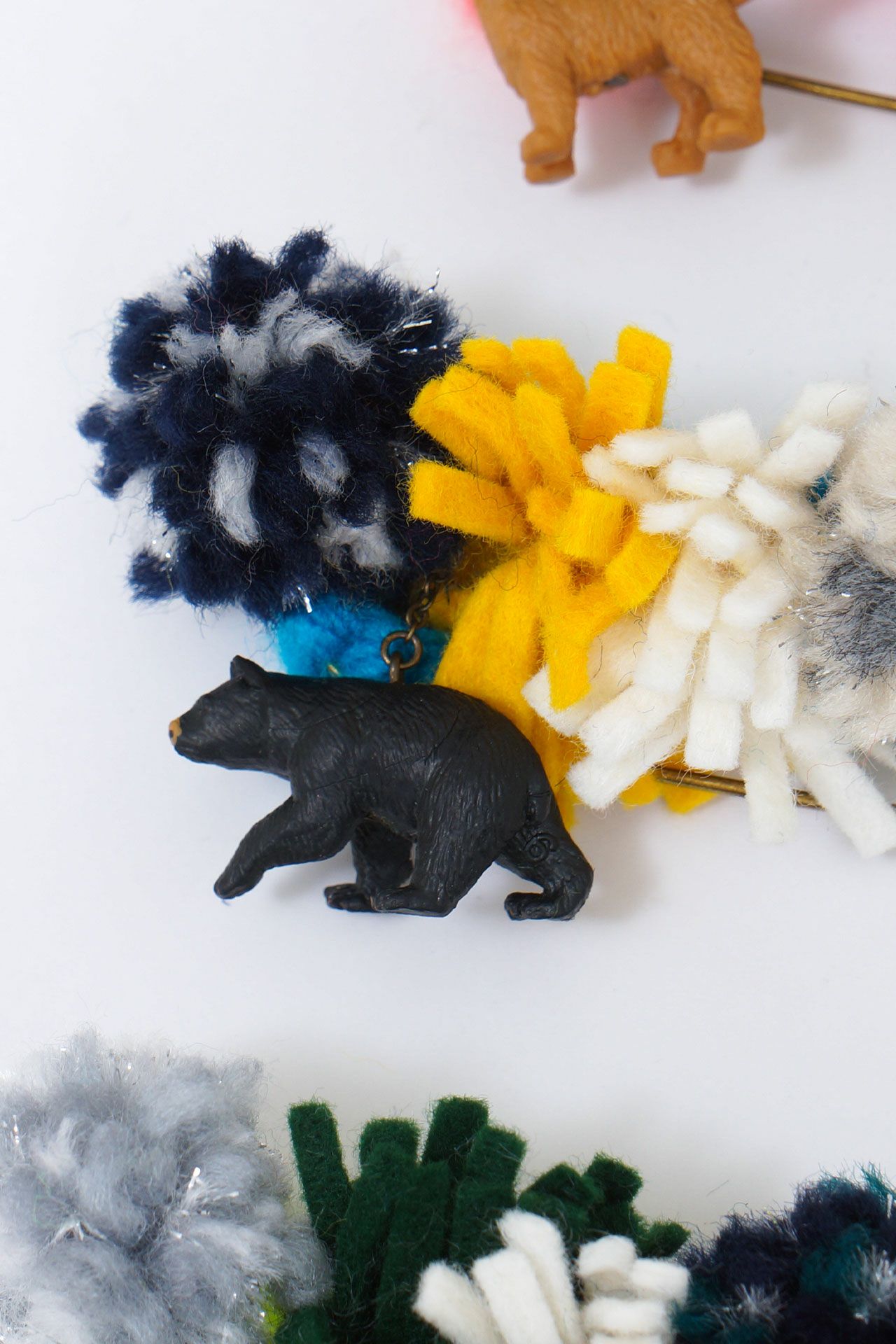 wool flower ストールピン | marble SUD(マーブルシュッド)公式通販 wool flower ストールピン | marble SUD(マーブルシュッド)公式通販