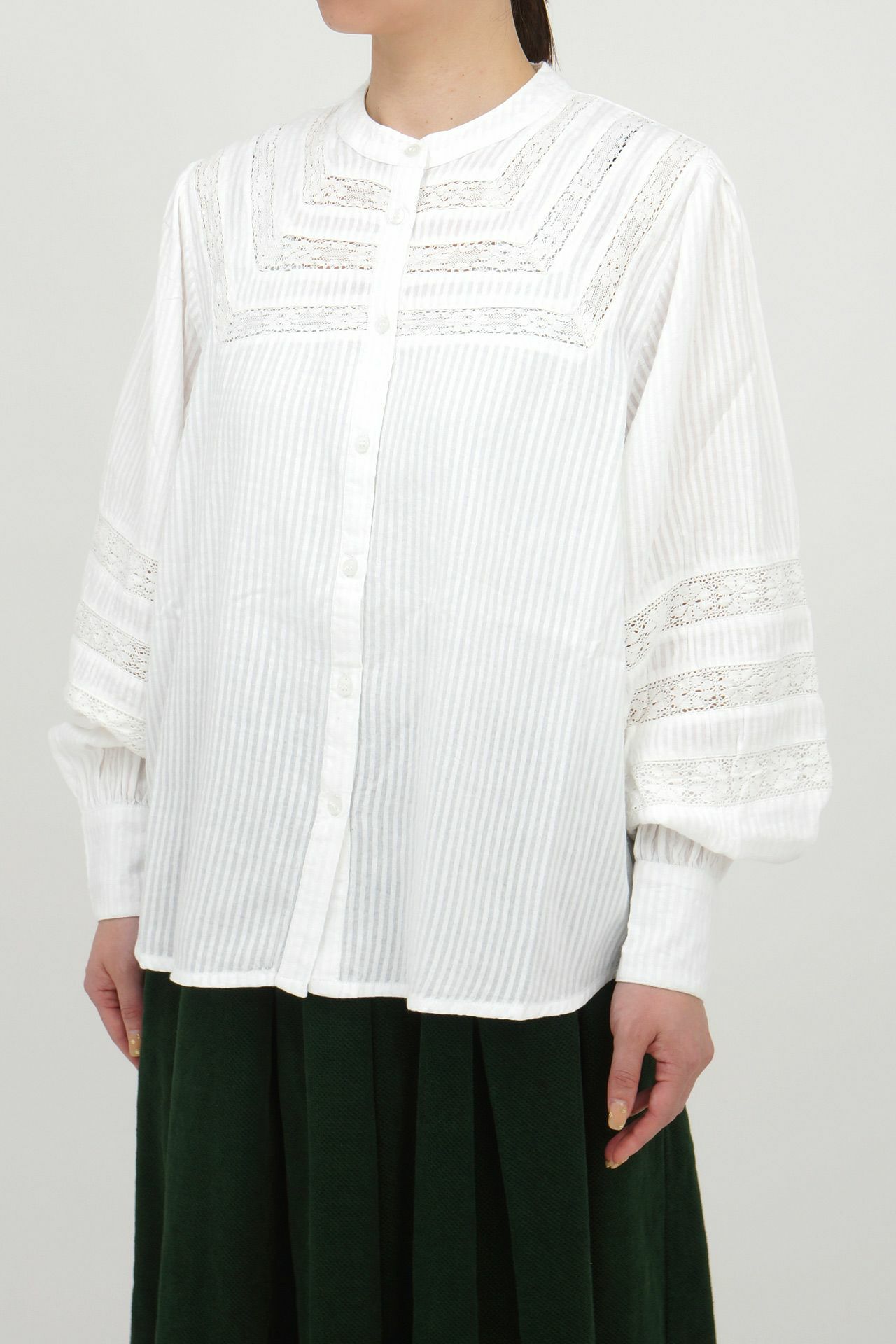 FR LACE SHIRT | marble SUD(マーブルシュッド)公式通販