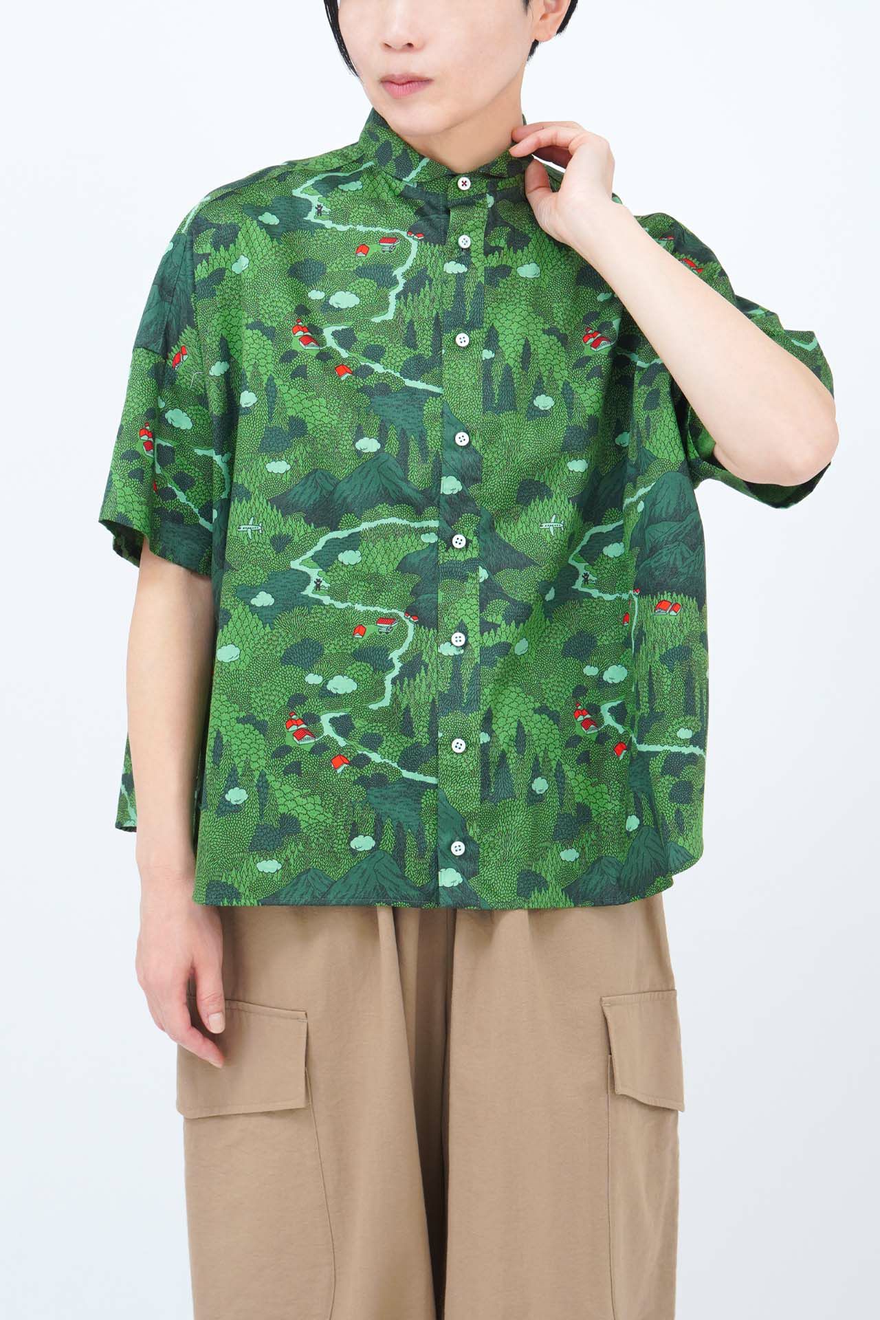 マーブルシュッド　marble sud Kamikochi プチカラー　半袖 ☆Kamikochi プチカラーShirt | marble SUD(マーブルシュッド