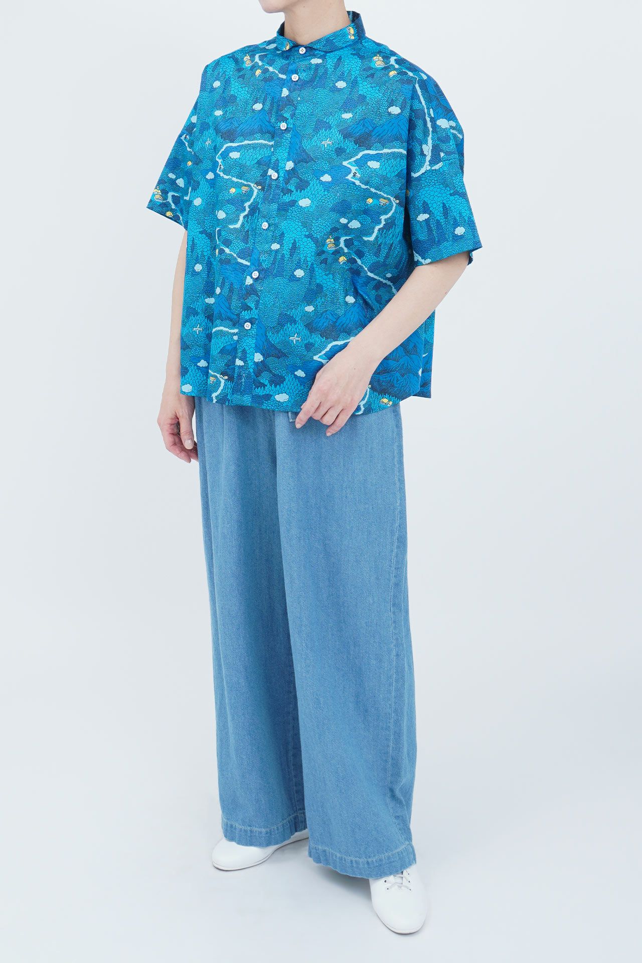 マーブルシュッド　marble sud Kamikochi プチカラー　半袖 ☆Kamikochi プチカラーShirt | marble SUD(マーブルシュッド