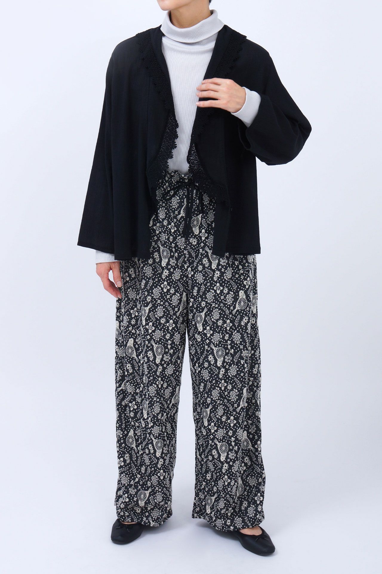 BLACK/model:161cm（着用見本）