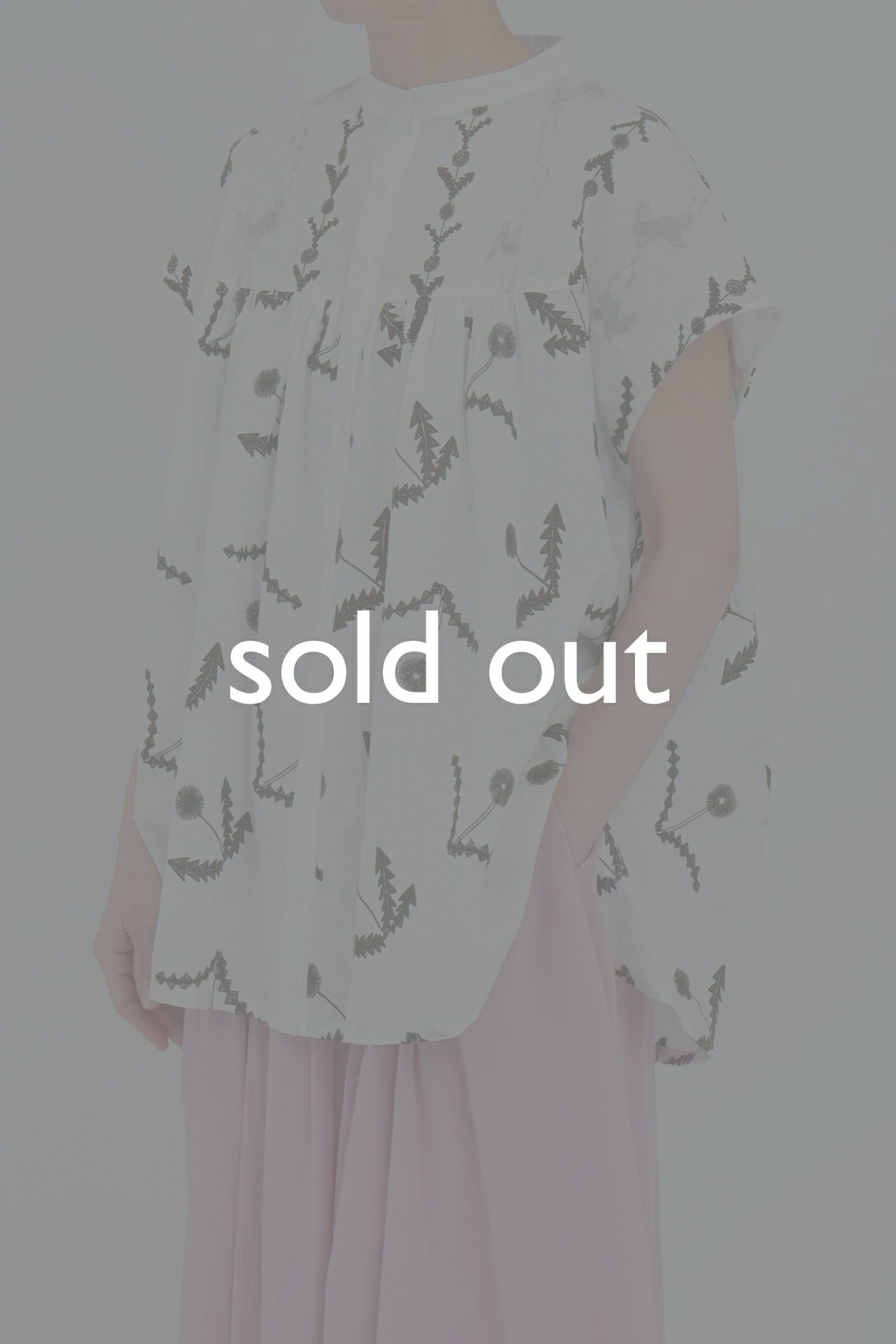 ☆hopping bunny(布帛) Tunic BL | marble SUD(マーブルシュッド
