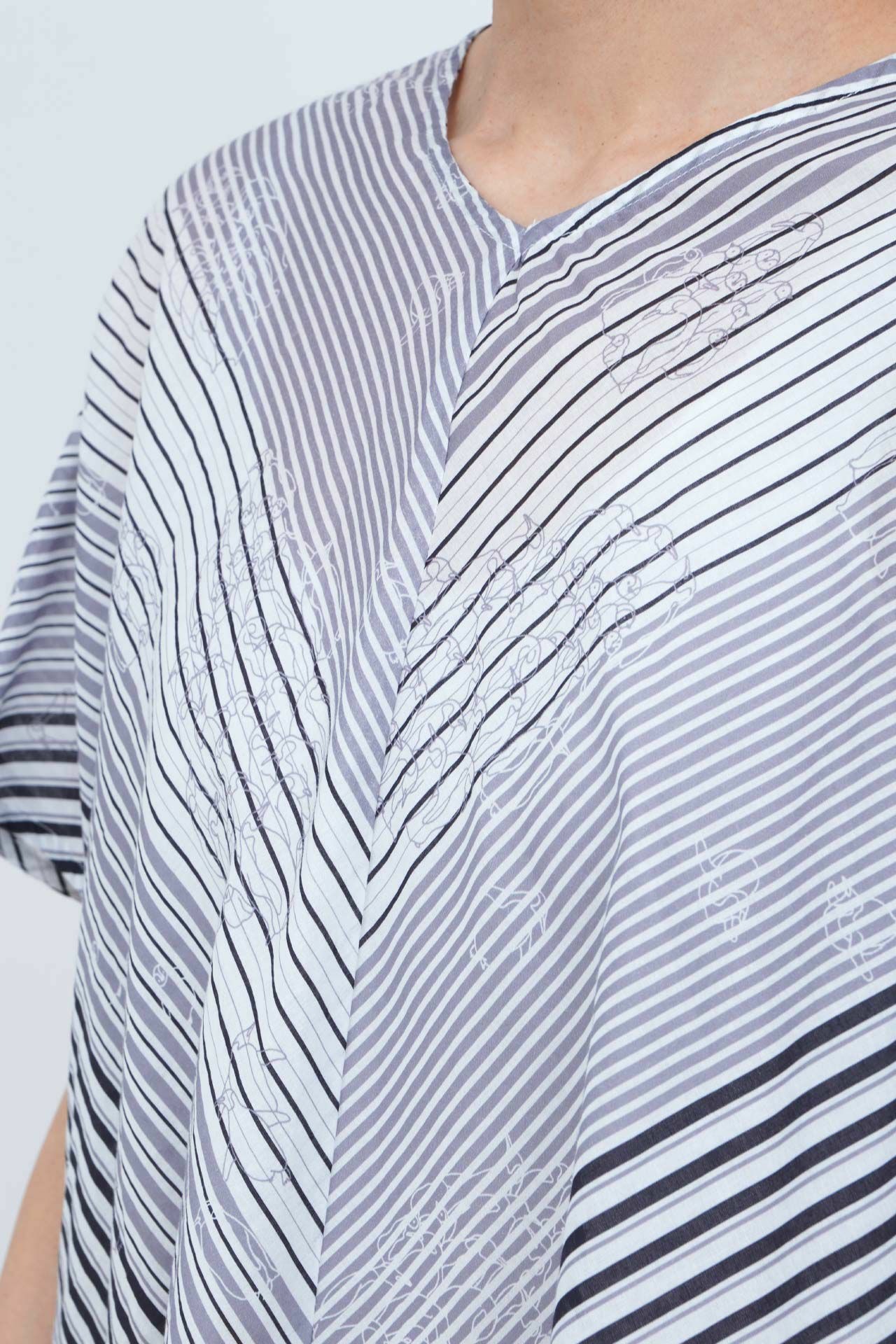 新品　マーブルシュッド　stripe penguin 2WAY ハオリBL 新品マーブルシュッドstripe penguin 2WAY ハオリBL