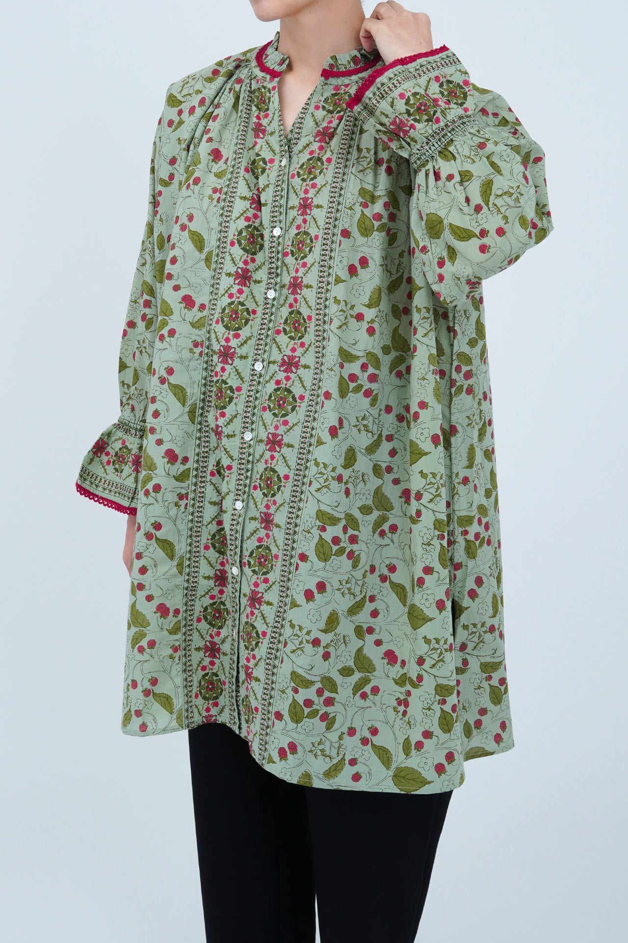 raspberry Plenty Tunic | marble SUD(マーブルシュッド)公式通販