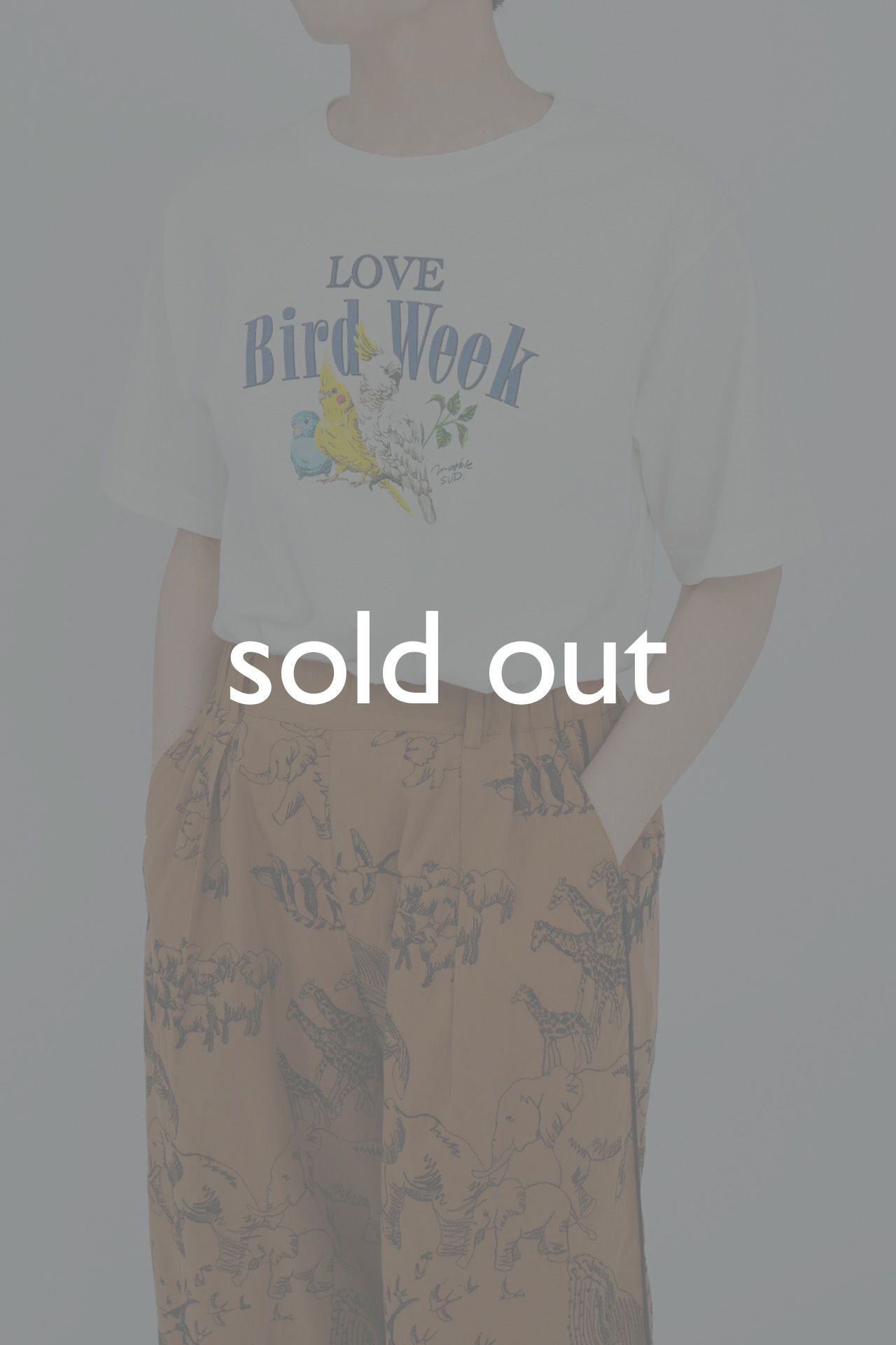 ☆LOVE Bird Week S/S TEE | marble SUD(マーブルシュッド)公式通販
