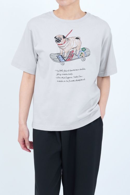 EMB Pug S/S TEE | marble SUD(マーブルシュッド)公式通販