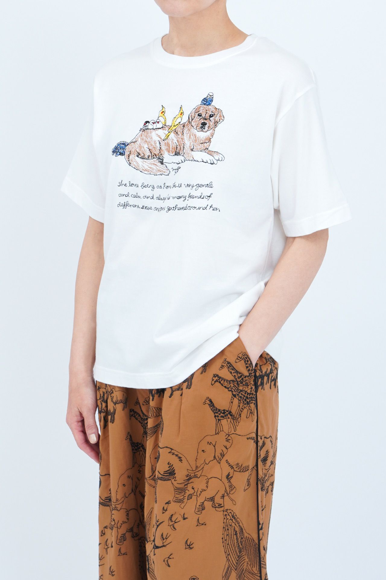 EMB Golden retriever S/S TEE | marble SUD(マーブルシュッド)公式通販