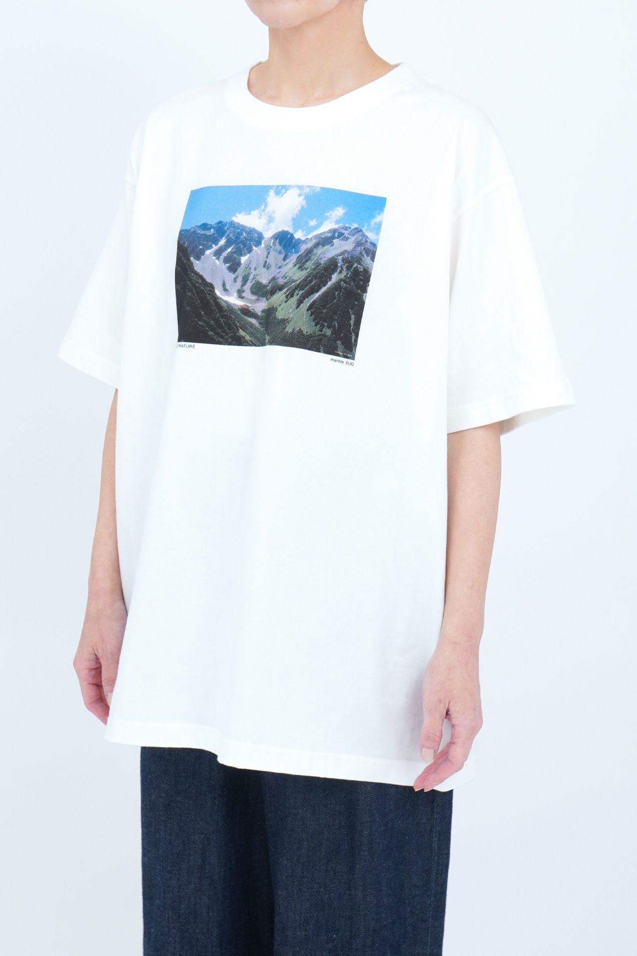 Marble SUD neu 　BIGサイズTシャツ　ジュピター　日本製　綿 EMB Pug BIG TEE | marble SUD (Women/大きいサイズ