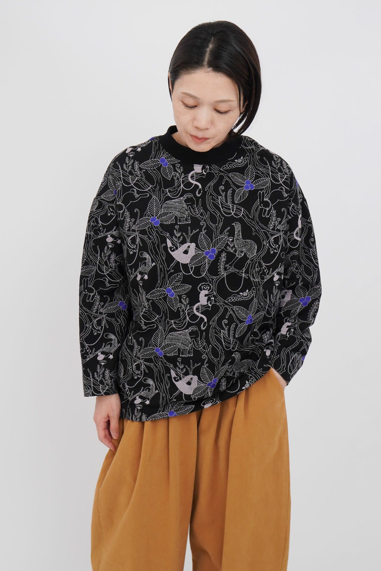 新品新作☆mablesud 荒っぽく travelingbutterflyLilフレアOP