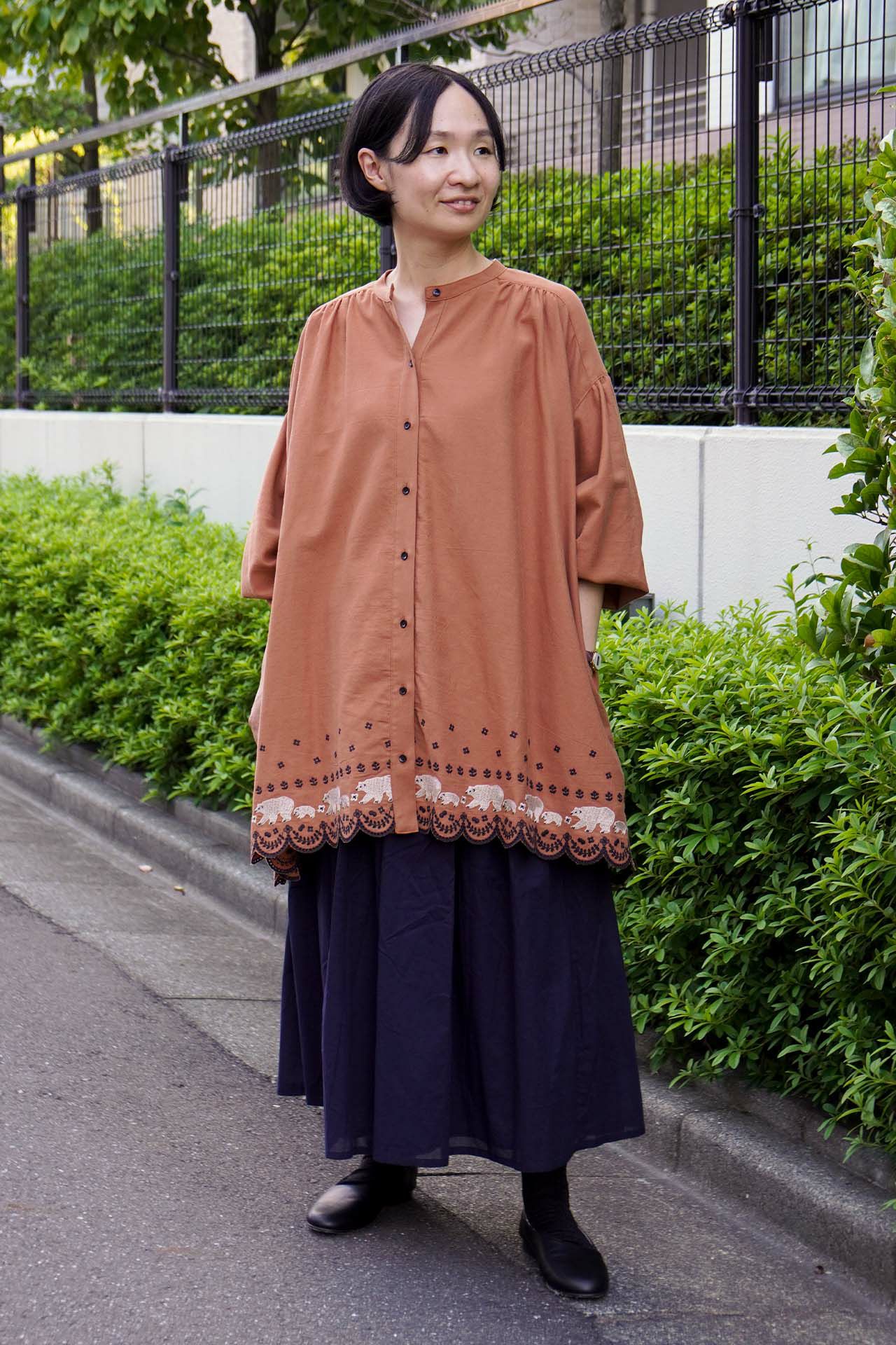 シロクマレース Tunic | marble SUD(マーブルシュッド)公式通販