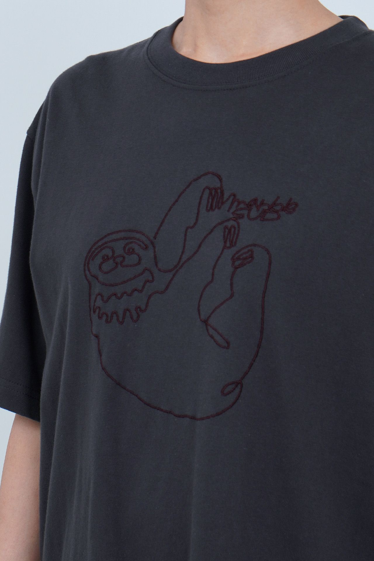Tシャツ　Marble EMB sloth line S/S TEE | marble SUD(マーブルシュッド)公式通販