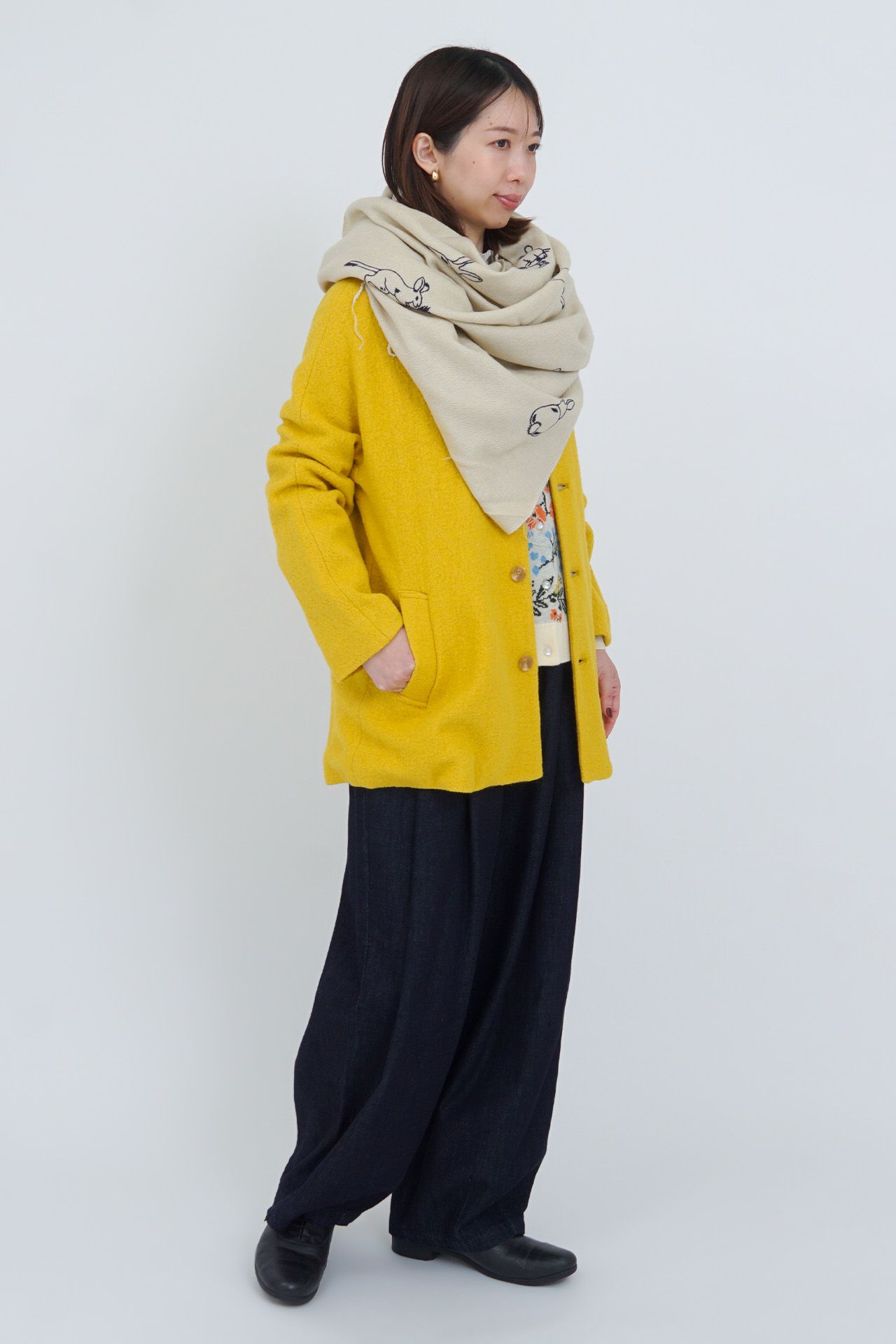 YELLOW/model:161cm