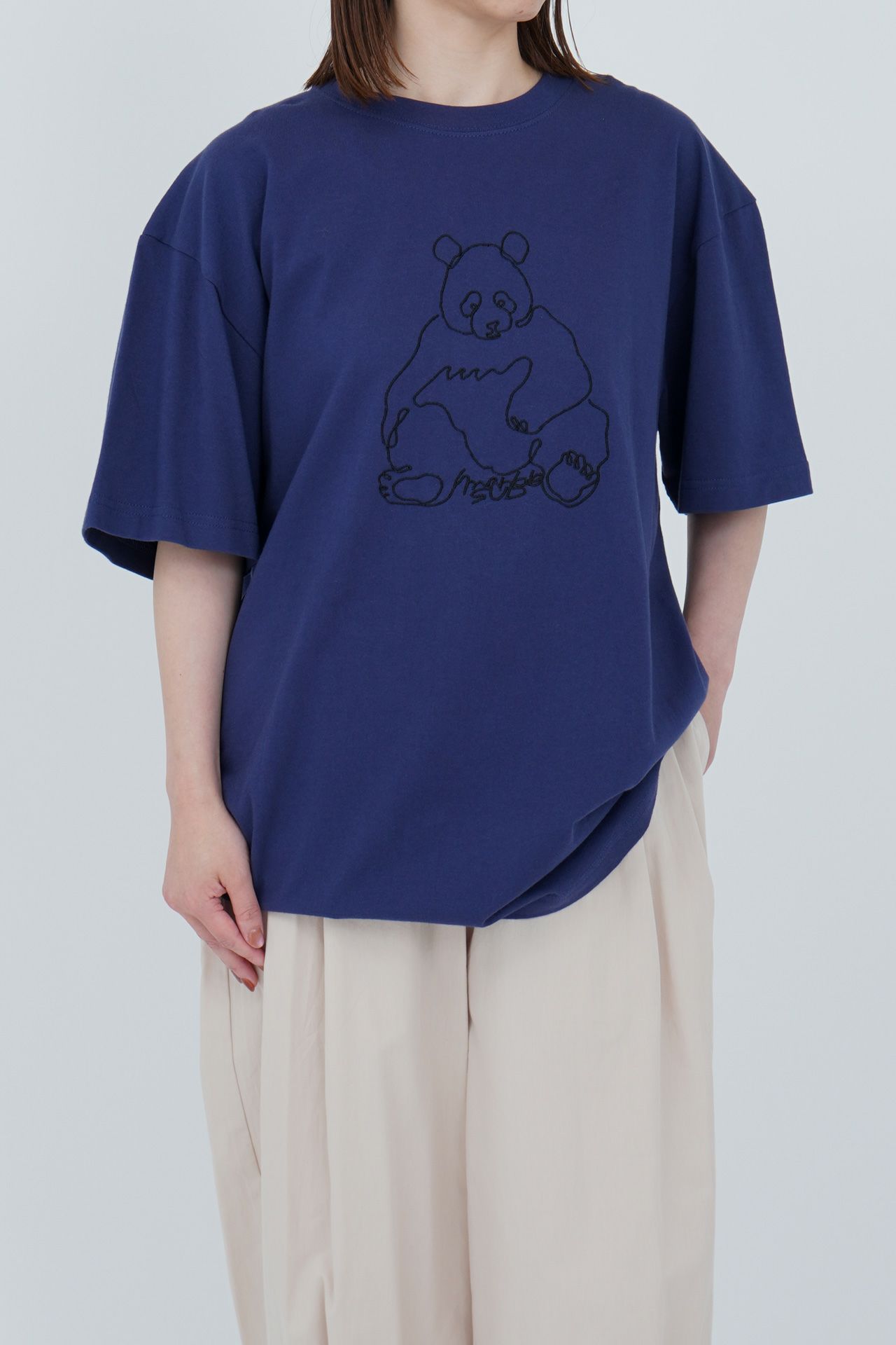 EMB panda line S/S TEE | marble SUD(マーブルシュッド)公式通販