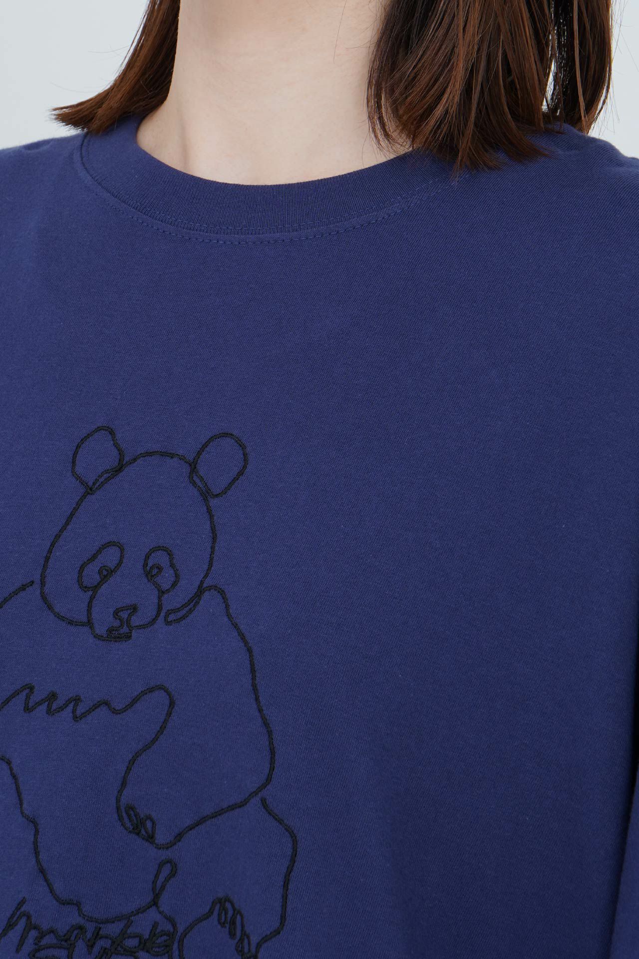 EMB panda line S/S TEE | marble SUD(マーブルシュッド)公式通販