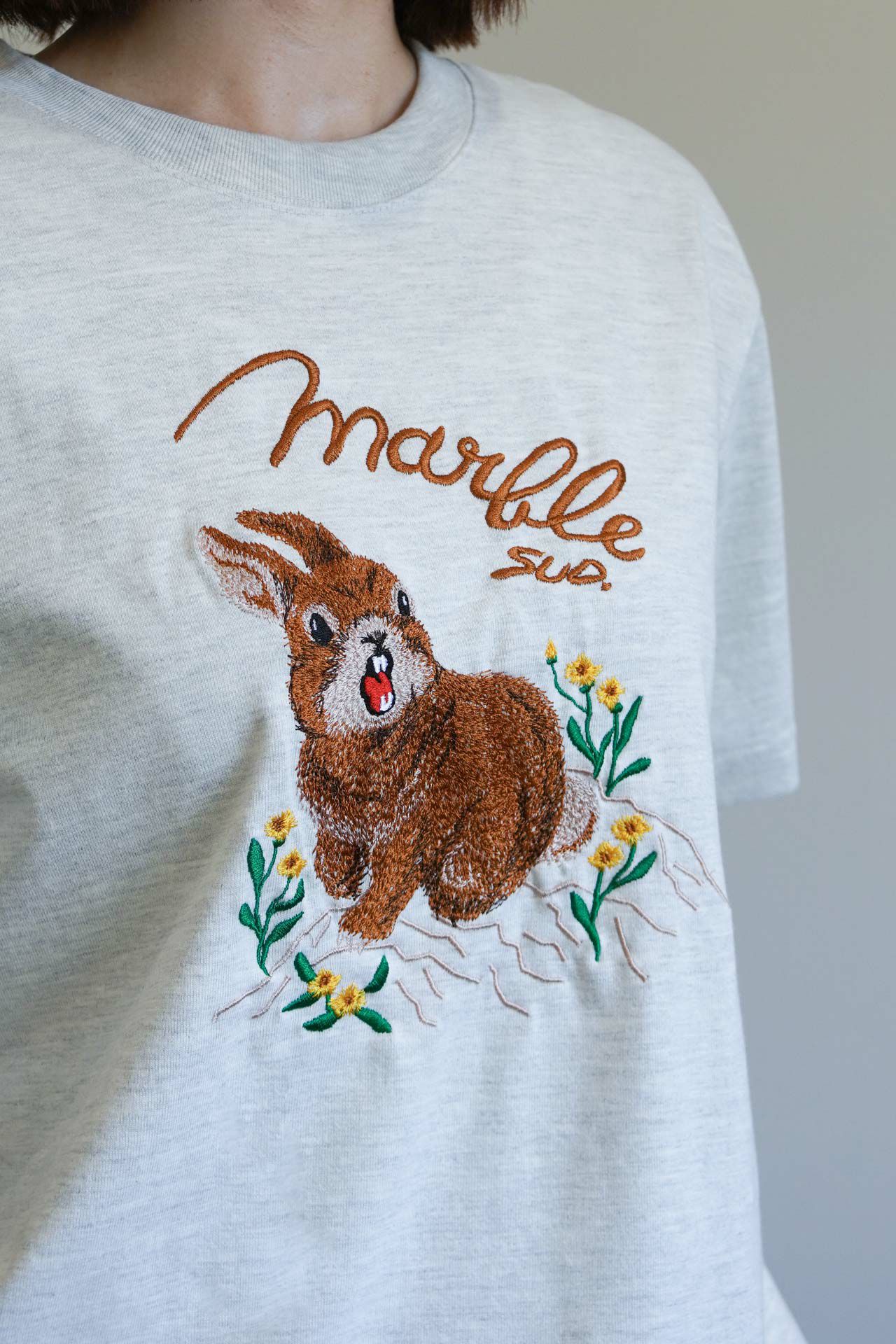 EMBウサギ S/S TEE | marble SUD(マーブルシュッド)公式通販