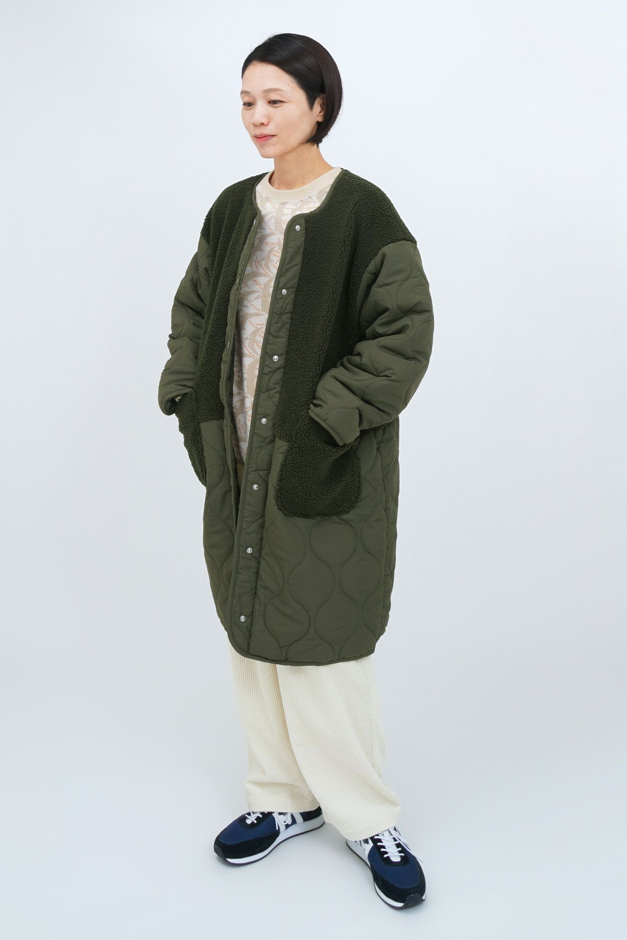 KHAKI/model:161cm