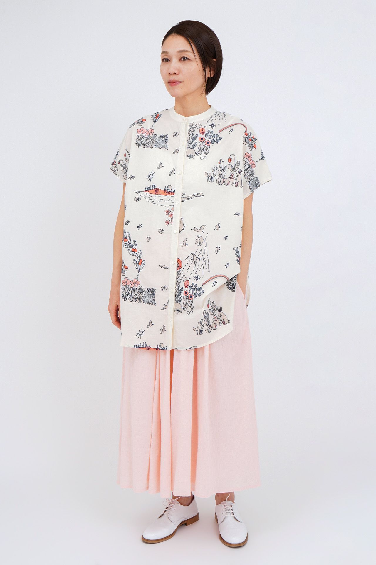 EMB rainbow Tunic | marble SUD(マーブルシュッド)公式通販