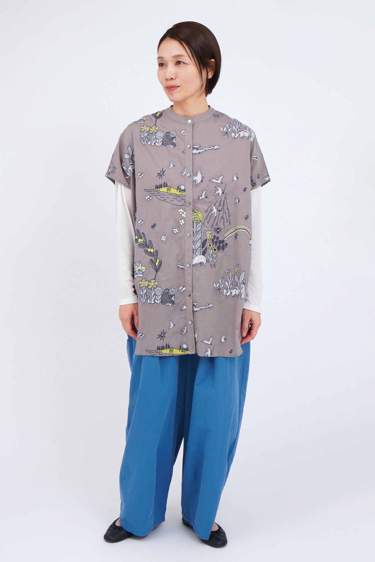 EMB rainbow Tunic | marble SUD(マーブルシュッド)公式通販