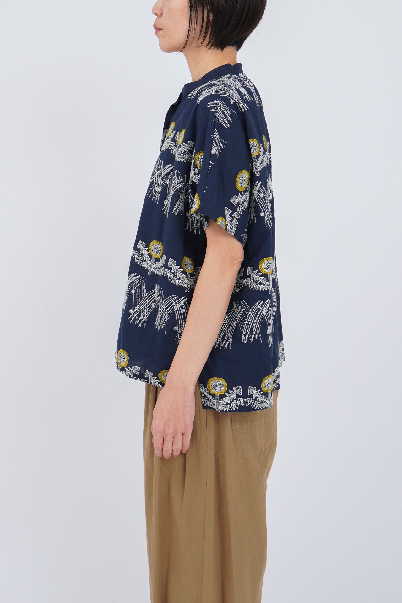 EMB zassou バンドカラーSH | marble SUD(マーブルシュッド)公式通販