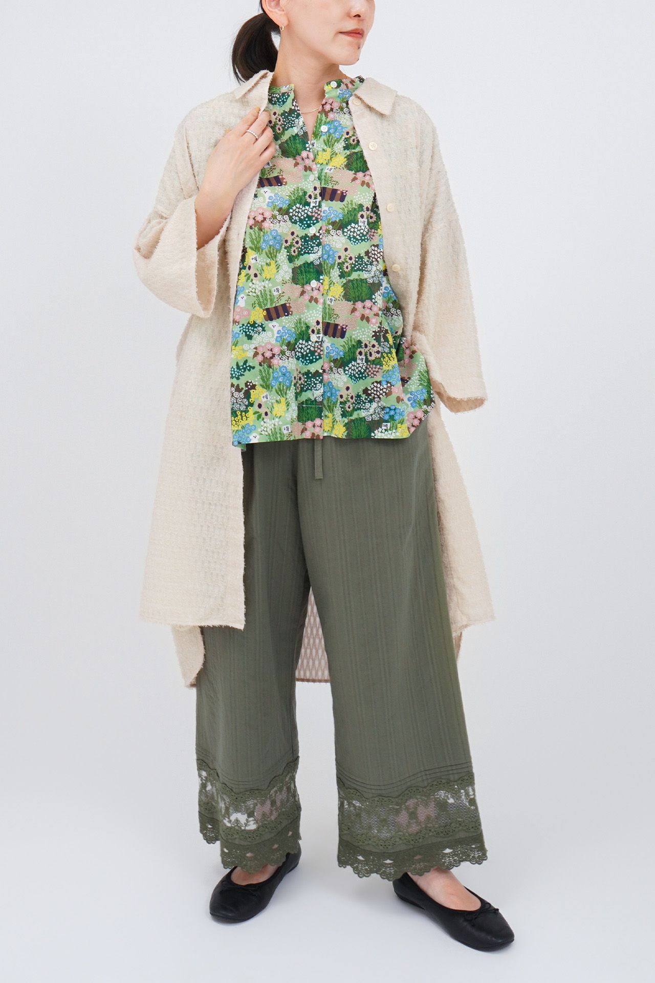 GREEN/model:161cm