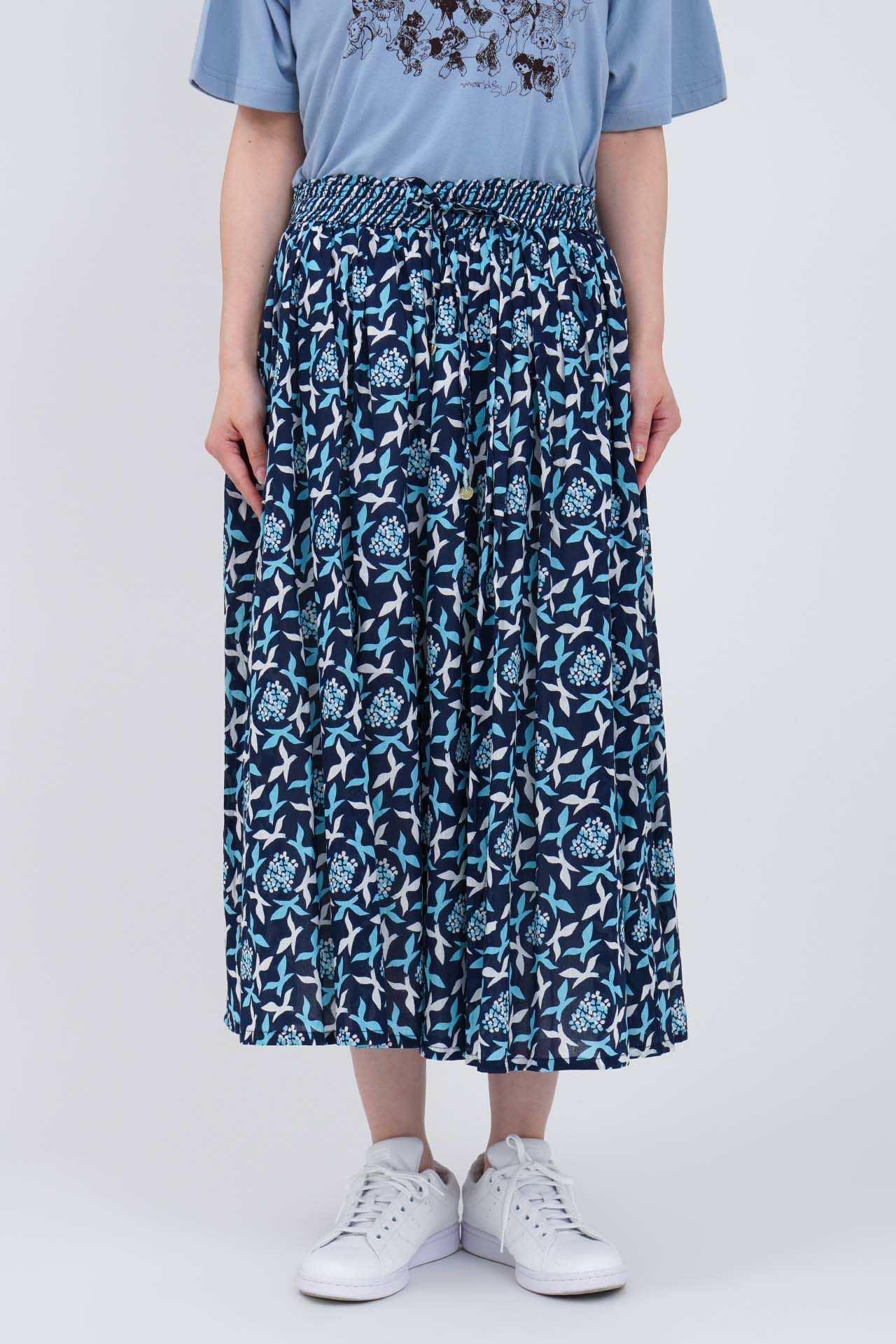 mable sud 新品・新作☆ bird circle ギャザーハカマPT bird circle ギャザーハカマPT | marble SUD(マーブルシュッド