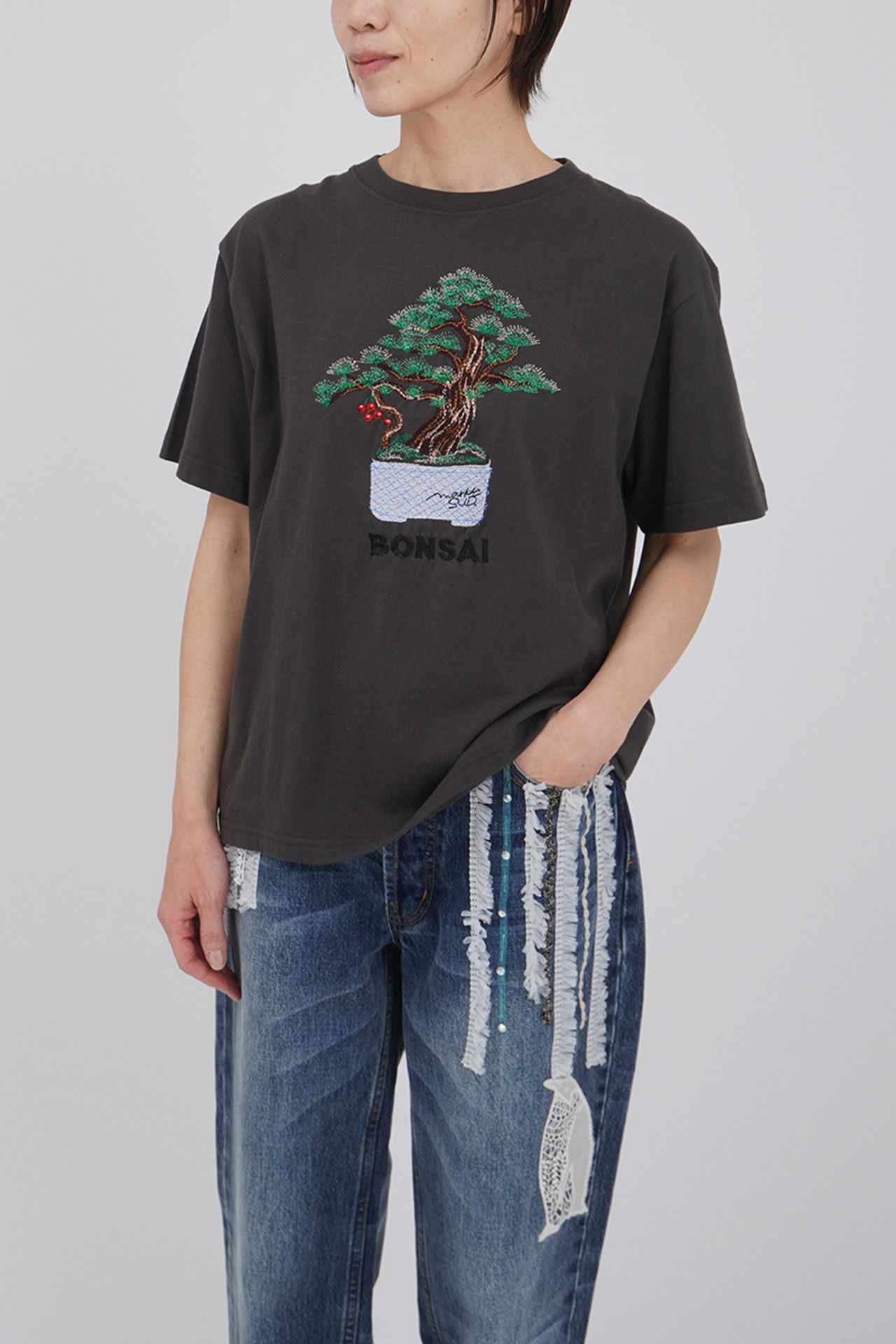 【美品】　マーブルシュッド EMB MEMBERS SHIRT 刺繍黒 未使用 マーブルシュッド EMB Members 刺繍 ブラウス｜Yahoo