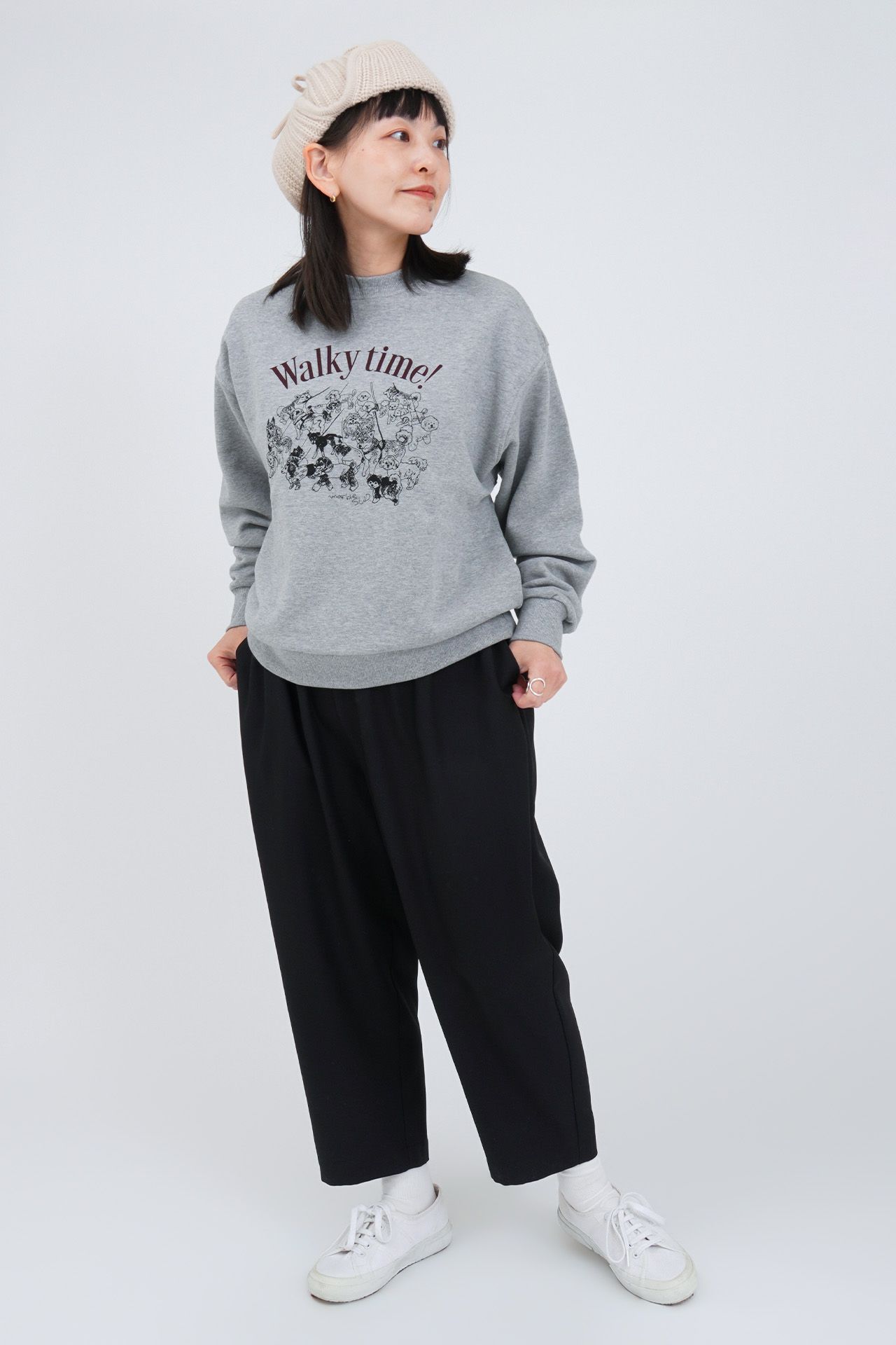 H.GREY/model:158cm