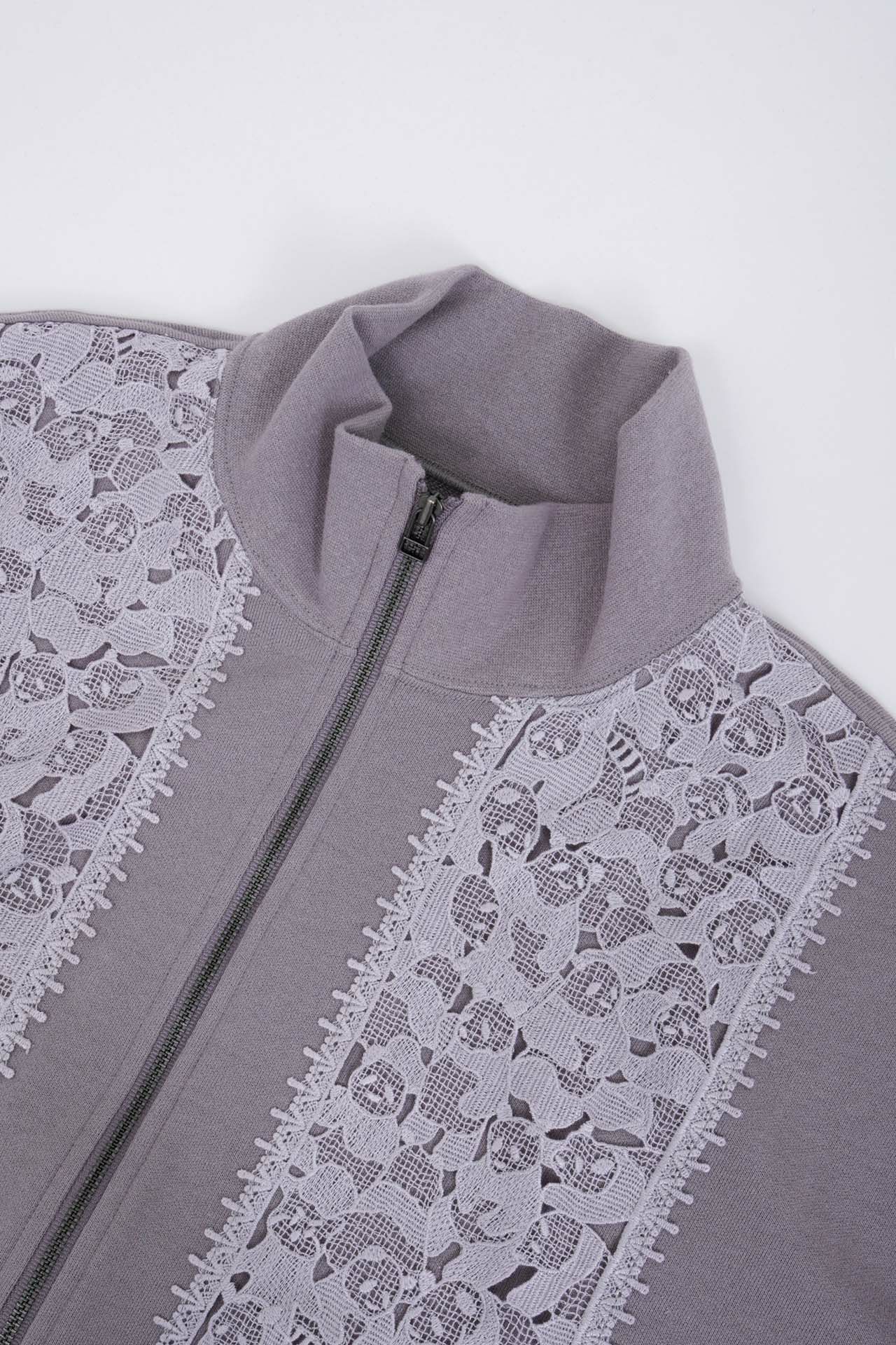 レースパンダ裏毛 Zipブルゾン | marble SUD(マーブルシュッド
