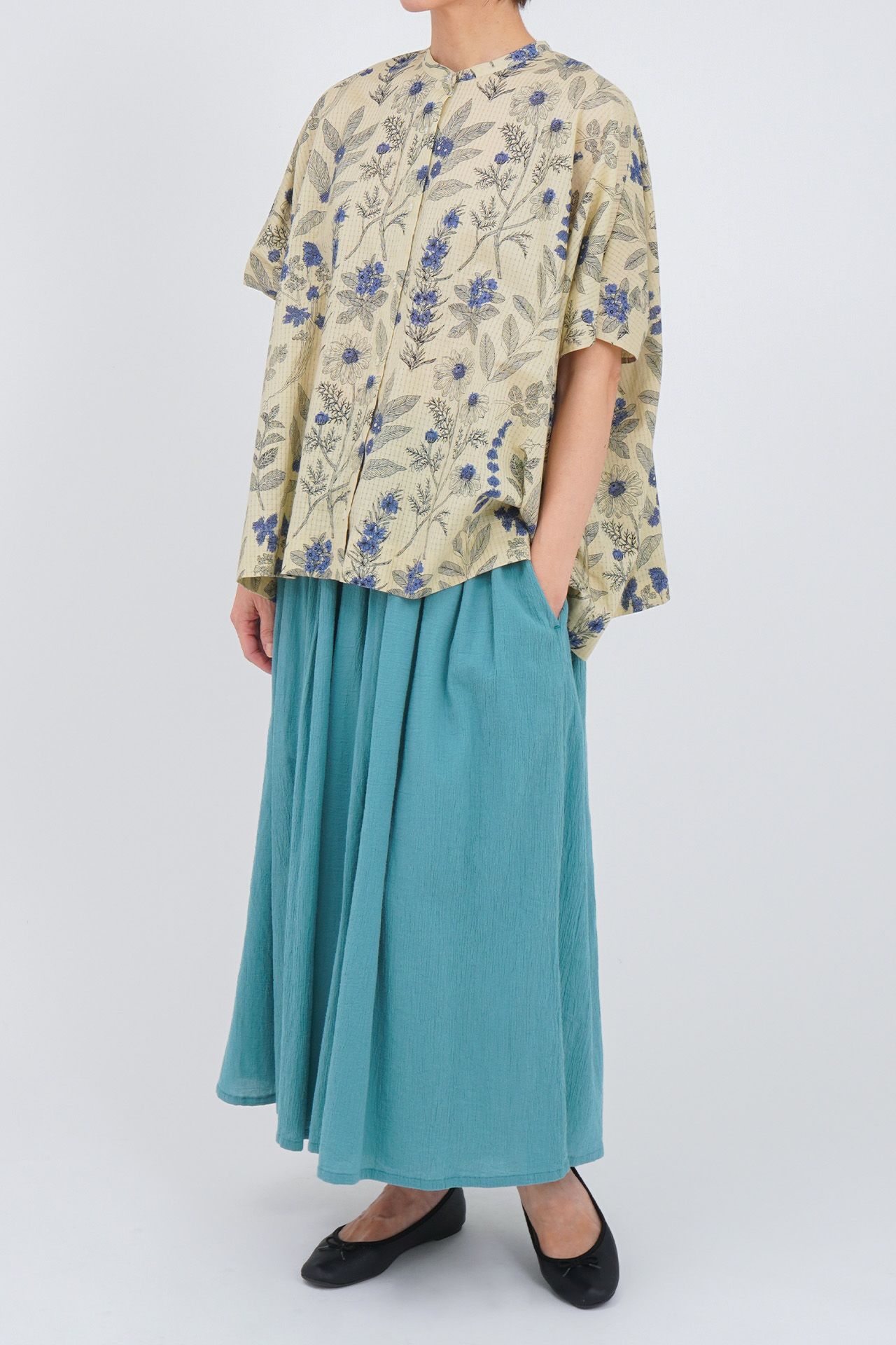 楊柳 ギャザーハカマPT | marble SUD(マーブルシュッド)公式通販