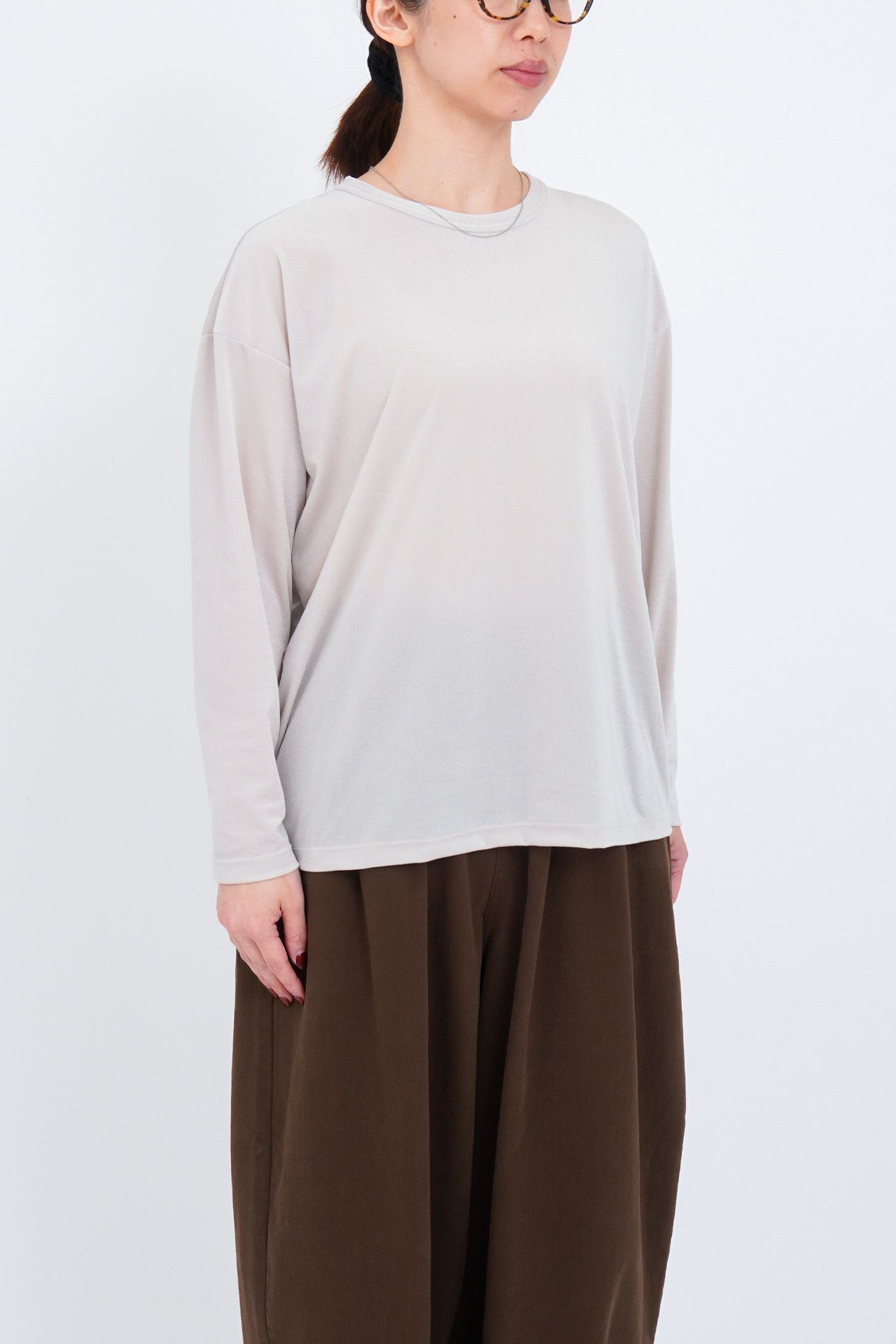 新品　マーブルシュッド　ベロアプランター Volume Sleeve Tee シアーベロア L/S | marble SUD(マーブルシュッド)公式通販