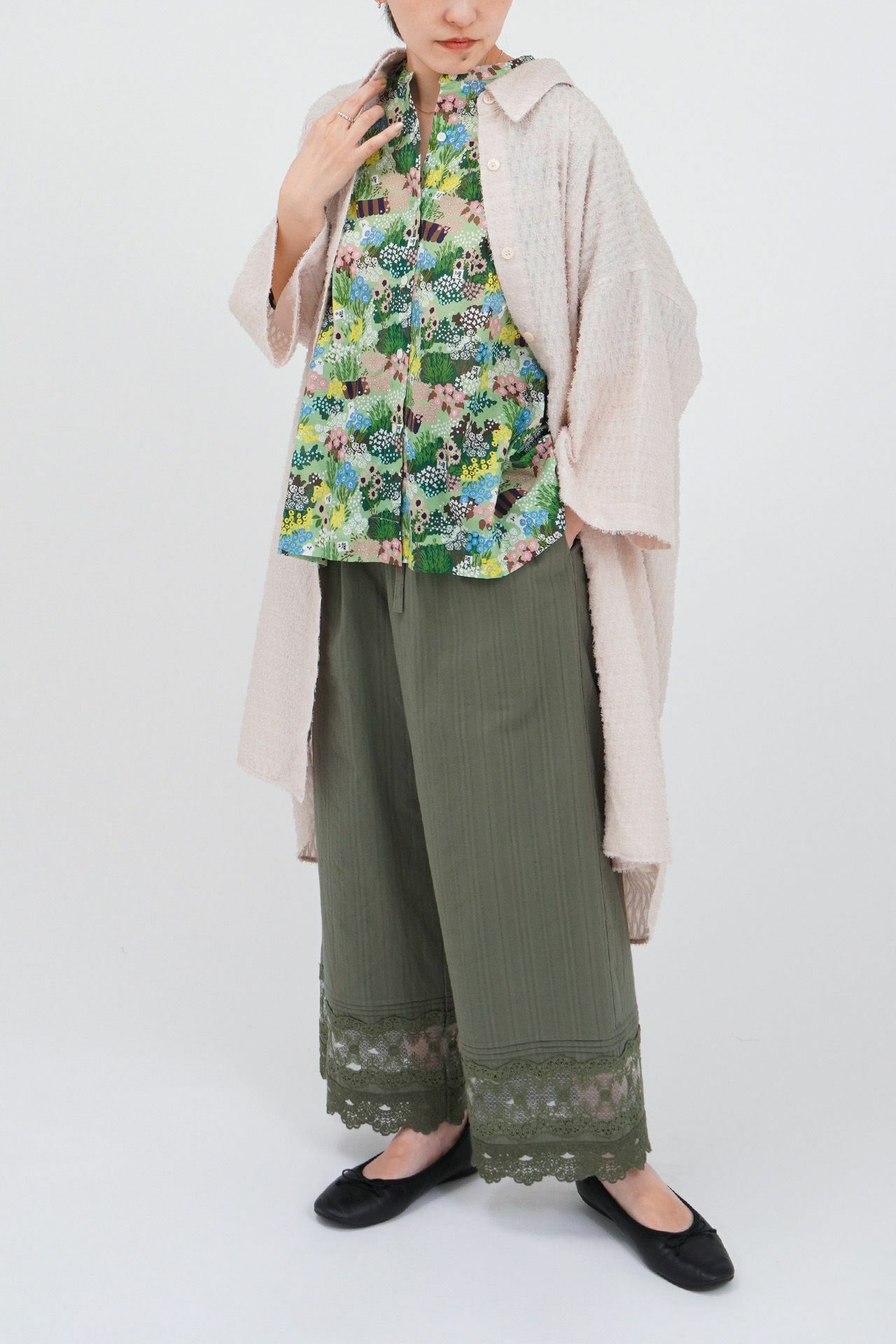 GREEN/model:161cm