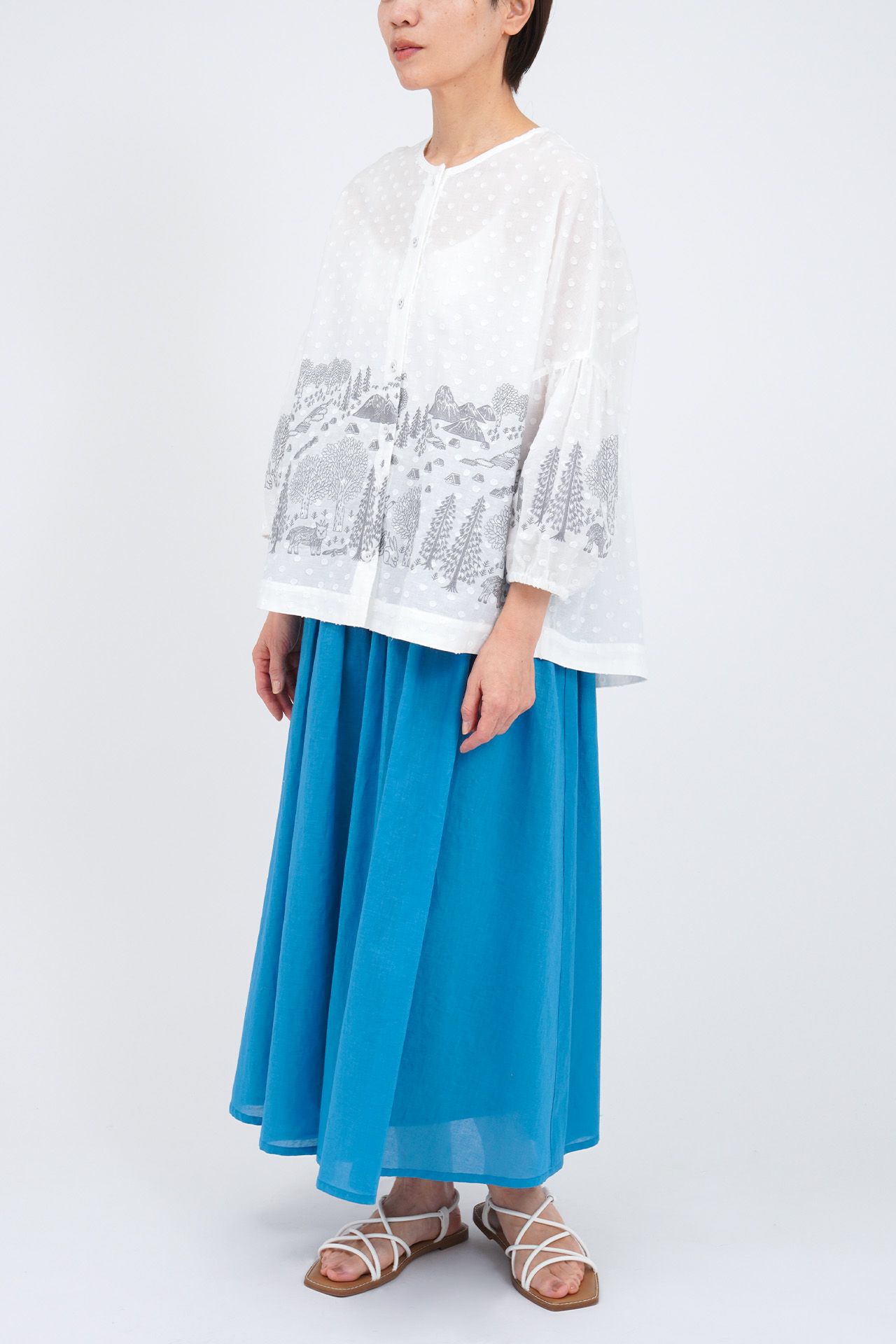 WHITE/model:161cm
