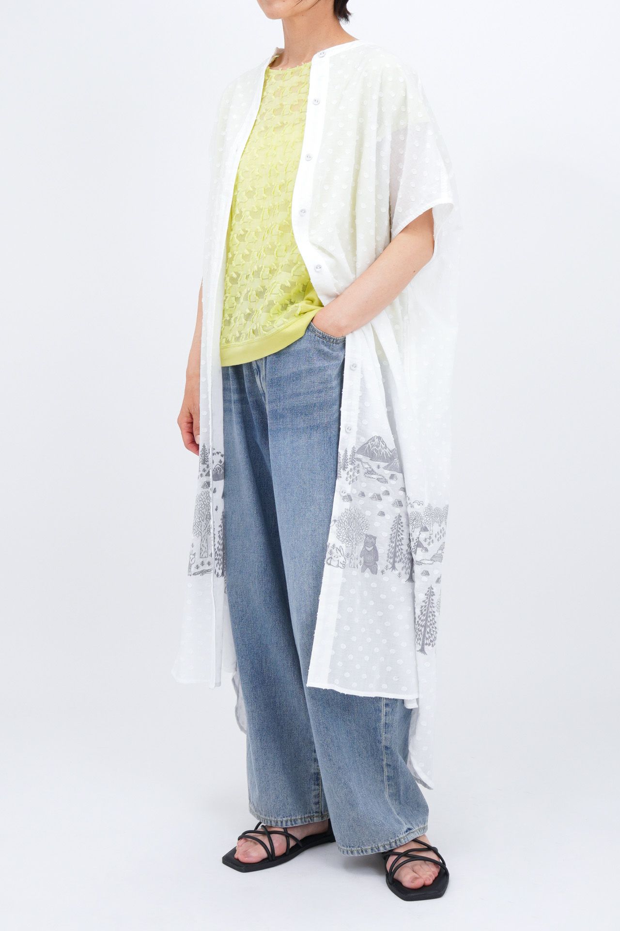 WHITE/model:161cm