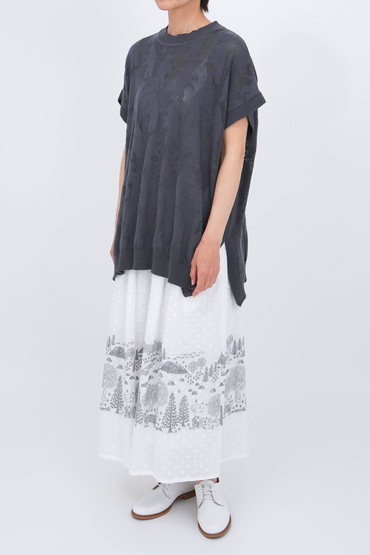 WHITE/model:161cm