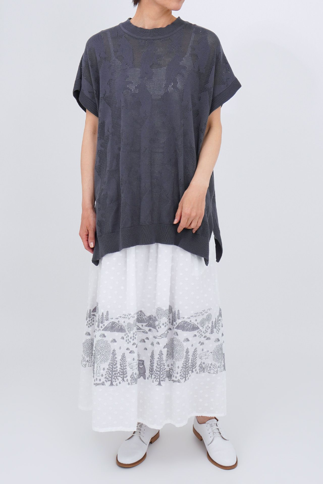 WHITE/model:161cm