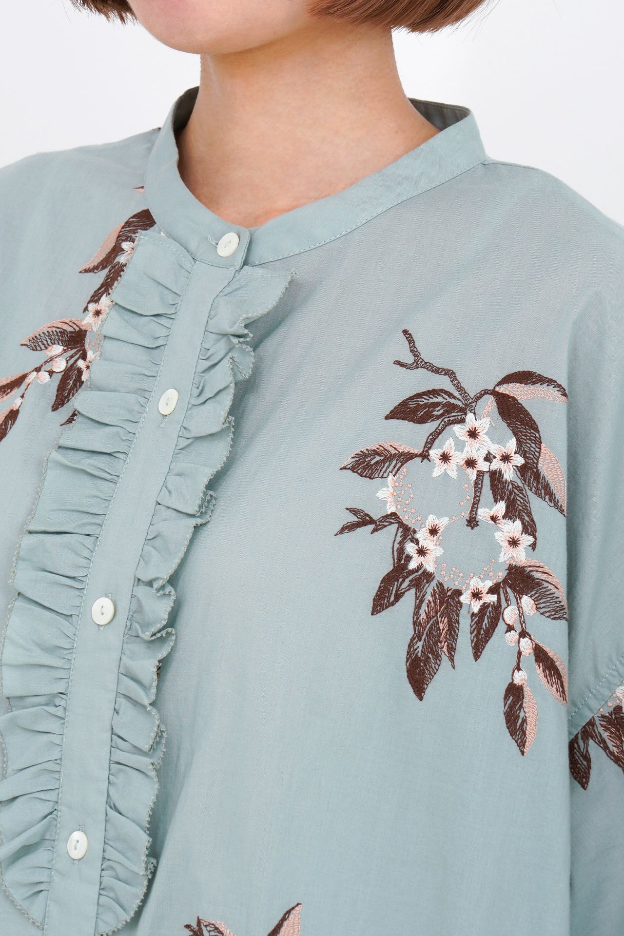 EMB citrus フリルTunic ワンピース | marble SUD(マーブル