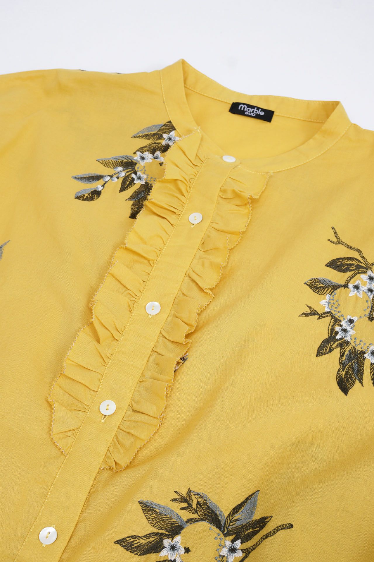 B3904■マーブルシュッド リス 刺繍 リネン混 チュニック ワンピース B3904□マーブルシュッド リス 刺繍 リネン混 チュニック