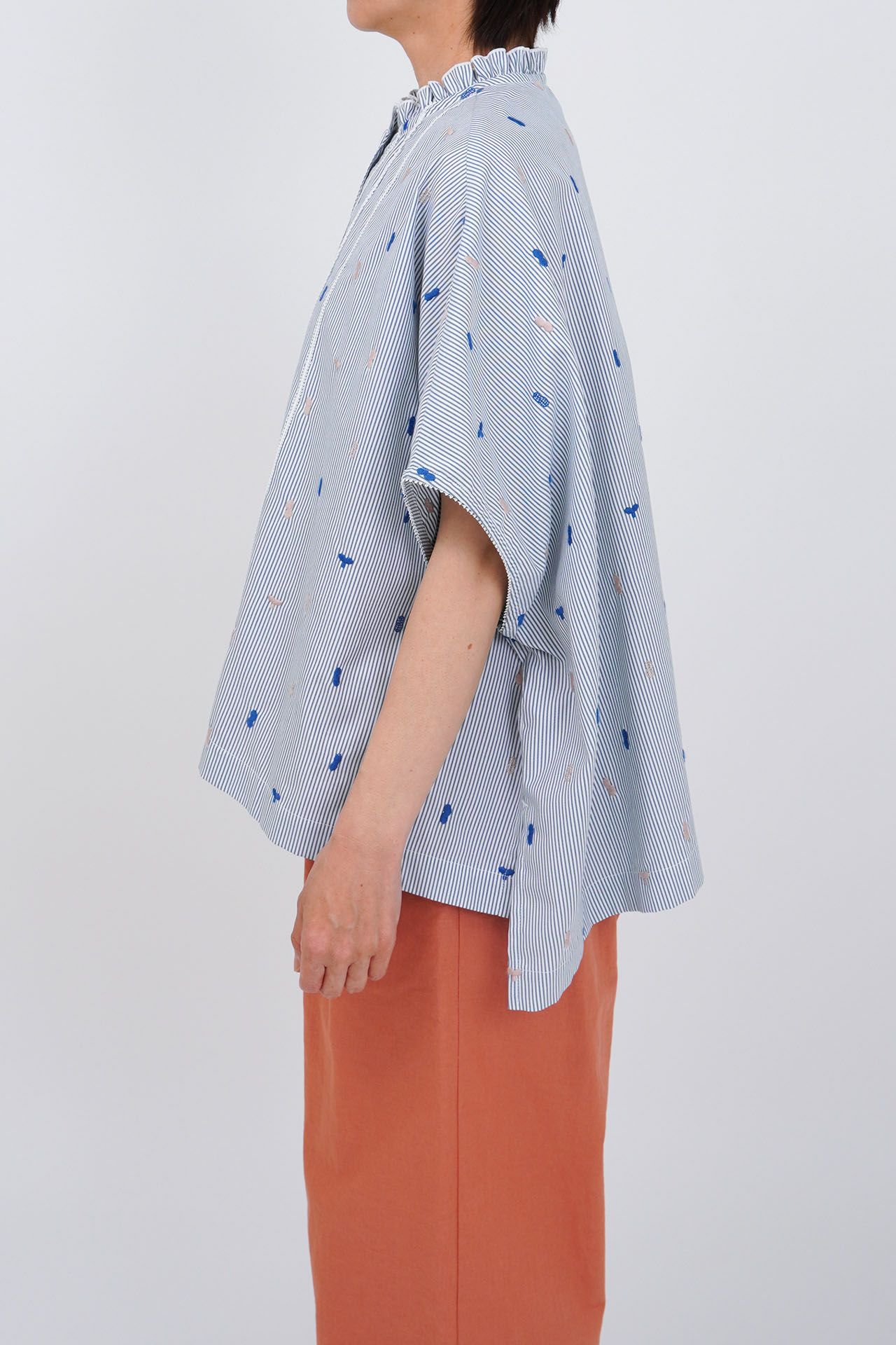 マーブルシュッド　レインボーブラウス　ベージュ EMB rainbow Tunic | marble SUD(マーブルシュッド)公式通販