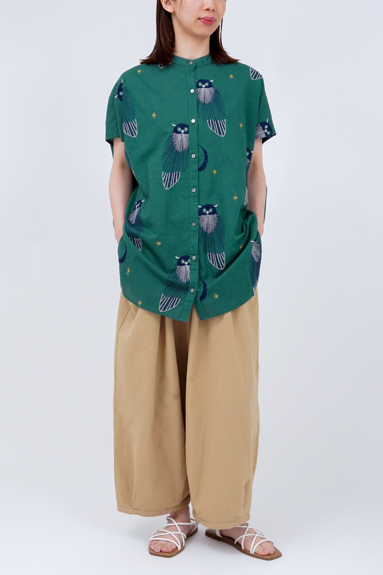 GREEN/model:161cm