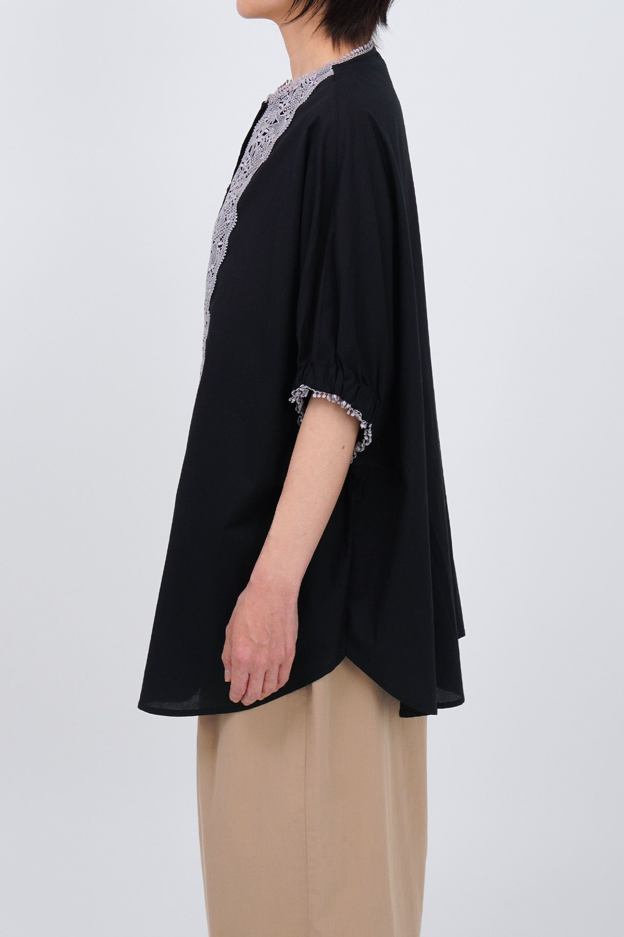 マーブルシュッド　レースブラウス レースパンダブラウス | marble SUD (Women/大きいサイズ