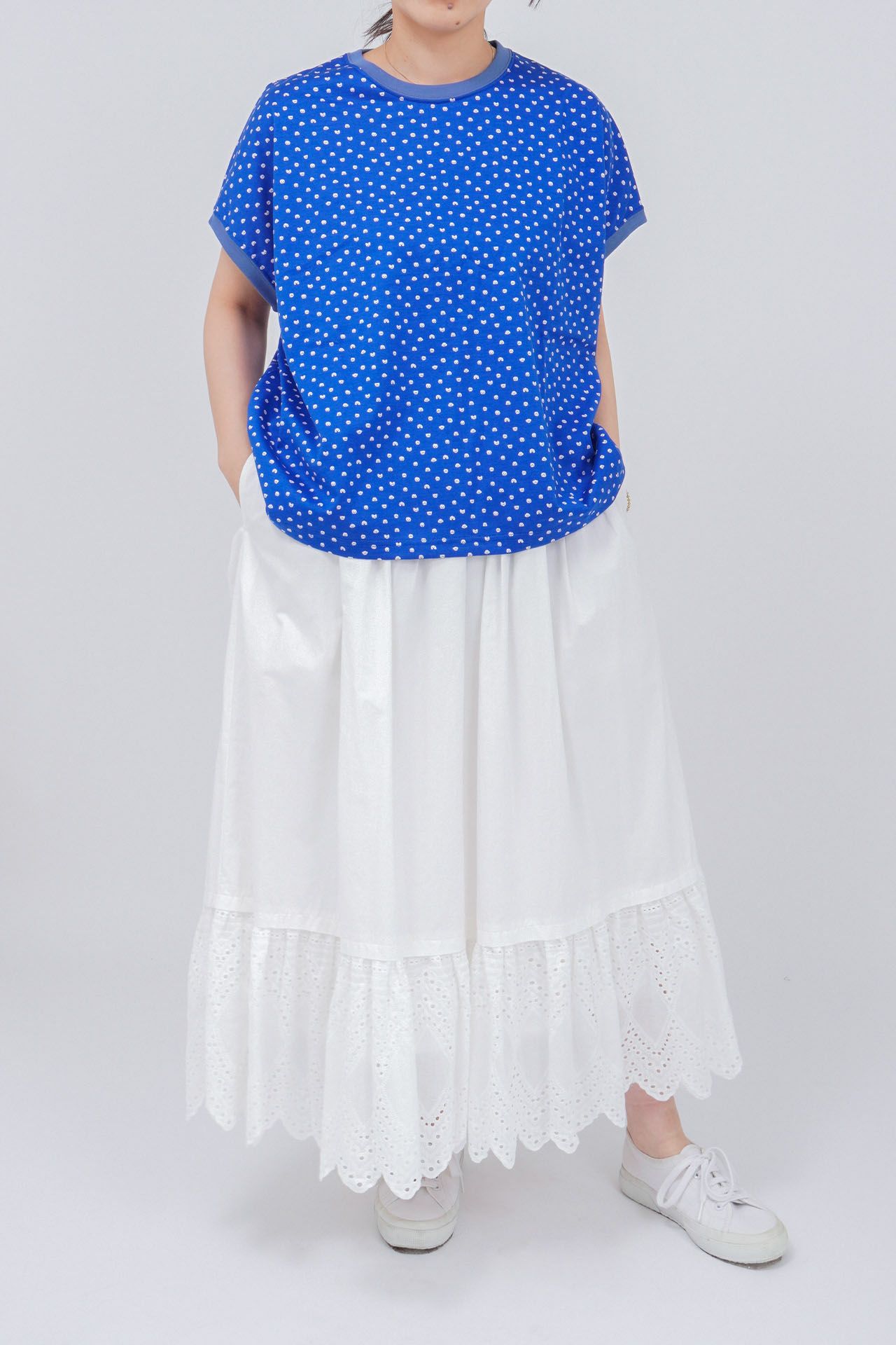 BLUE/model:158cm