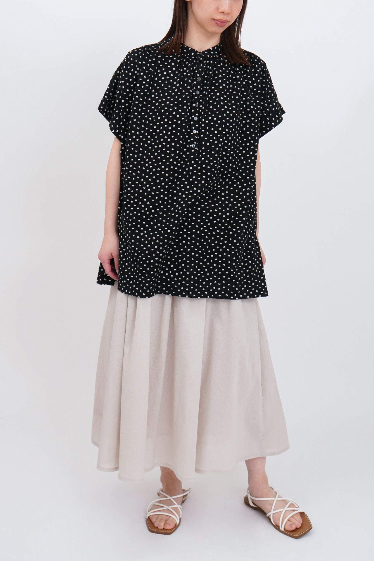 Mame dot ギャザーTunic | marble SUD(マーブルシュッド)公式通販