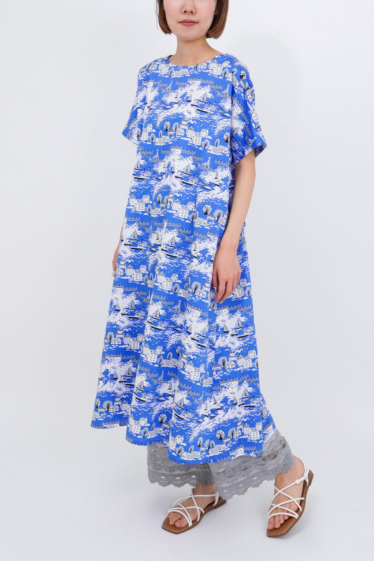 BLUE/model:163cm