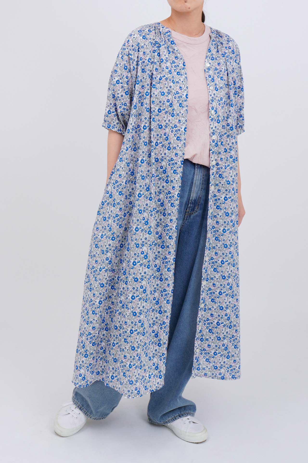 BLUE/model:158cm